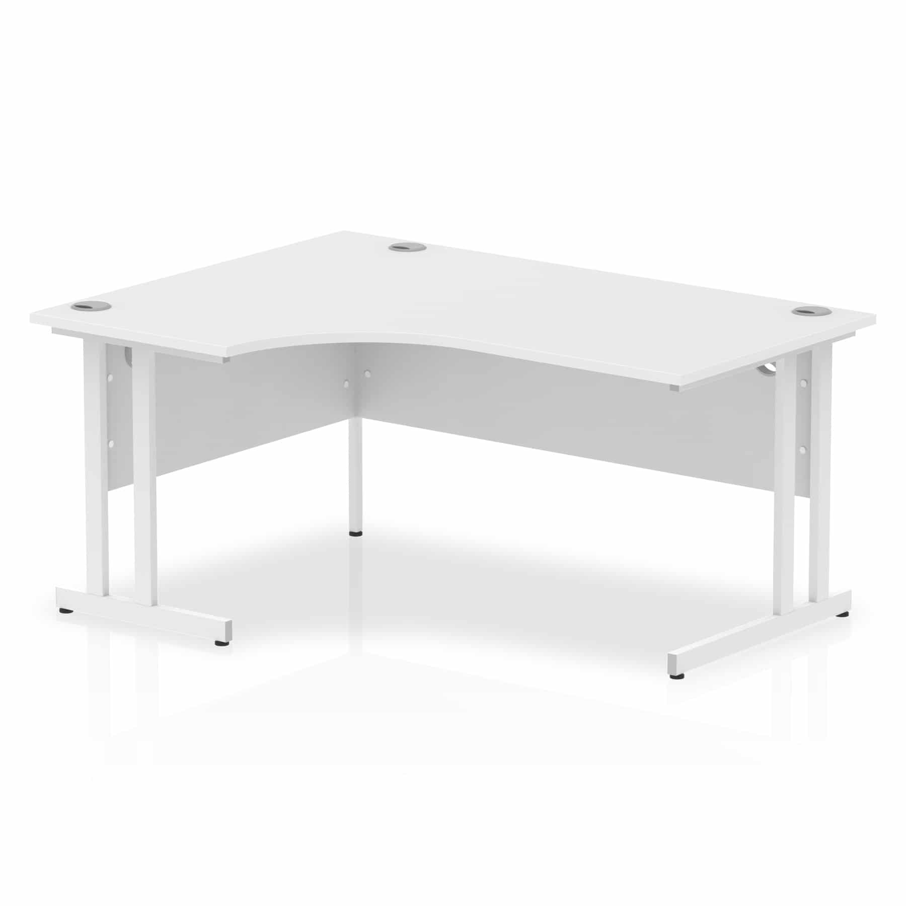 Impulse 1600mm Left Crescent Desk Cantilever Leg - Image 12