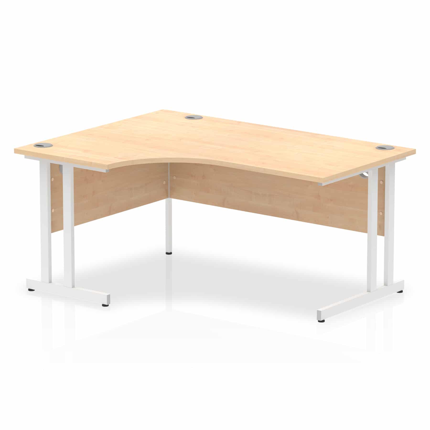 Impulse 1600mm Left Crescent Desk Cantilever Leg - Image 6
