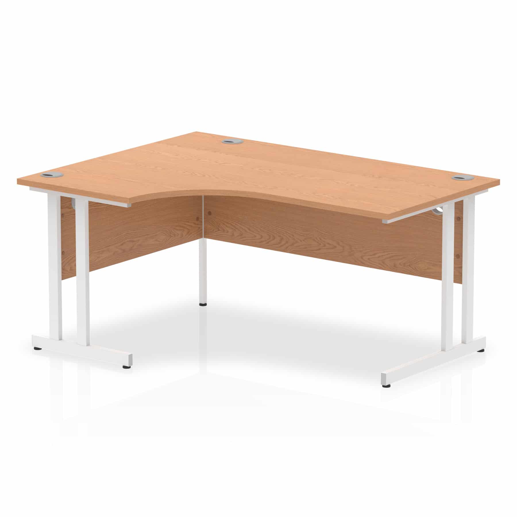 Impulse 1600mm Left Crescent Desk Cantilever Leg - Image 8