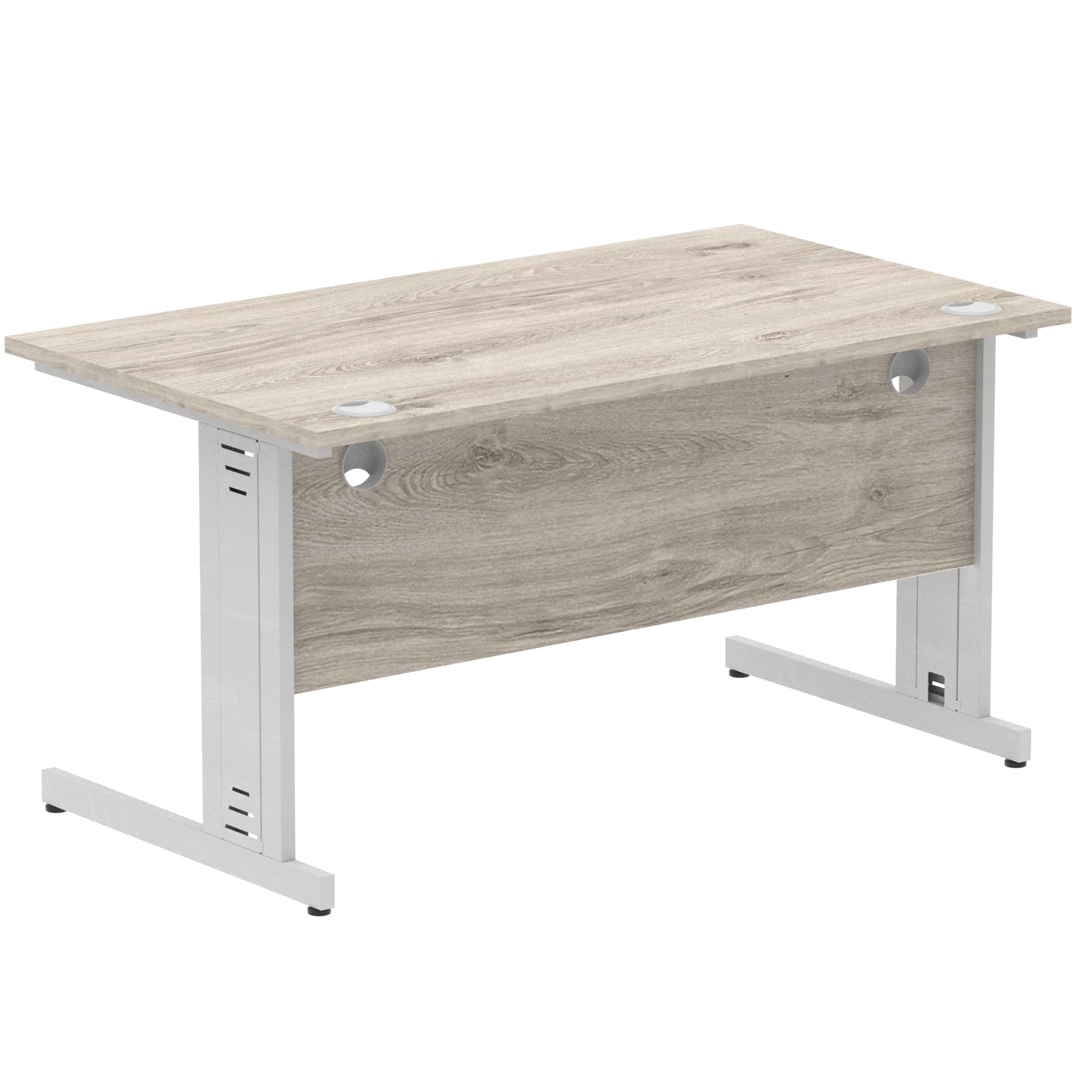 Impulse 1400mm Straight Desk Cable Managed Leg - Image 23