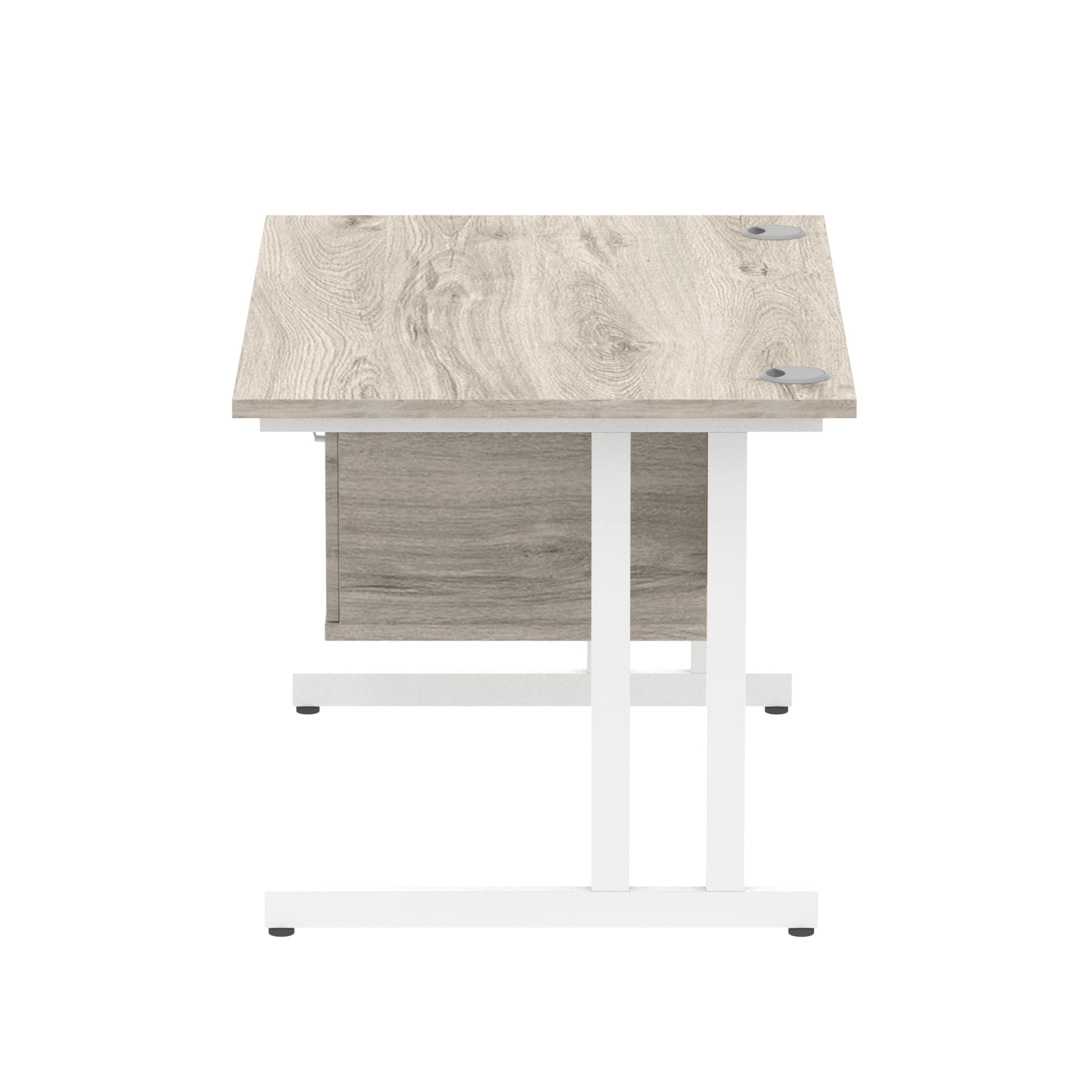 Impulse 1200mm Cantilever Straight Desk With Single Fixed Pedestal - Image 18