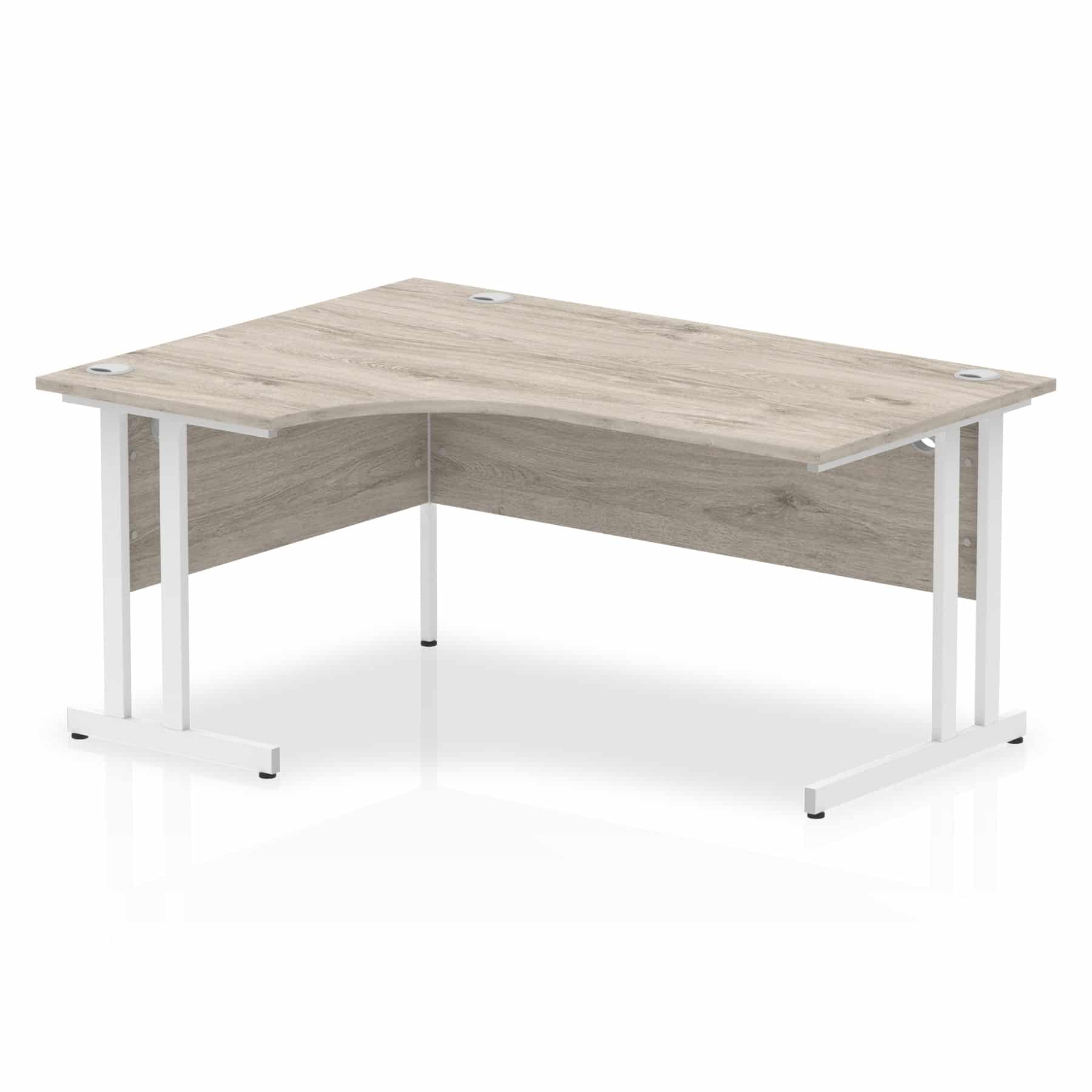 Impulse 1600mm Left Crescent Desk Cantilever Leg - Image 4