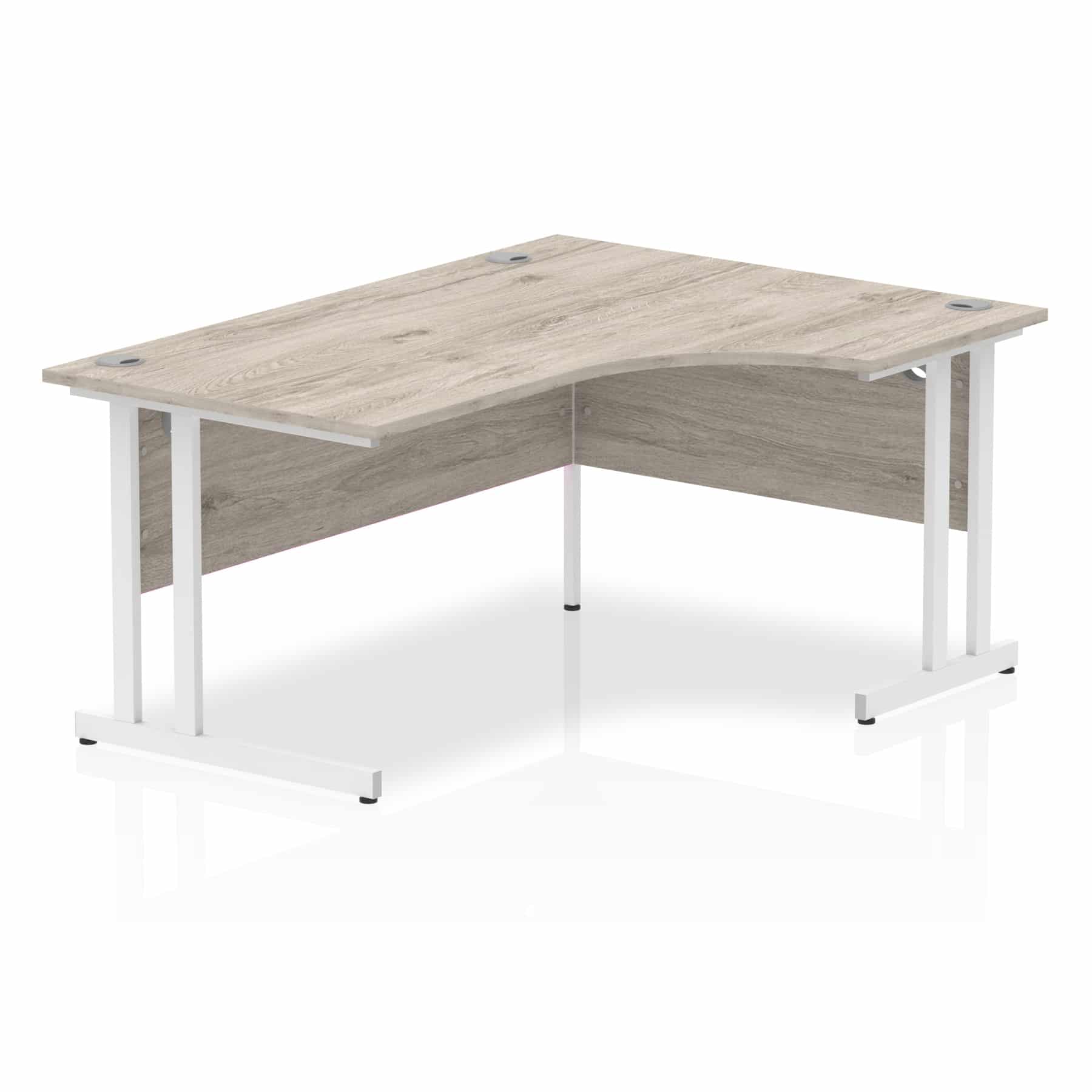 Impulse 1600mm Right Crescent Desk Cantilever Leg - Image 4