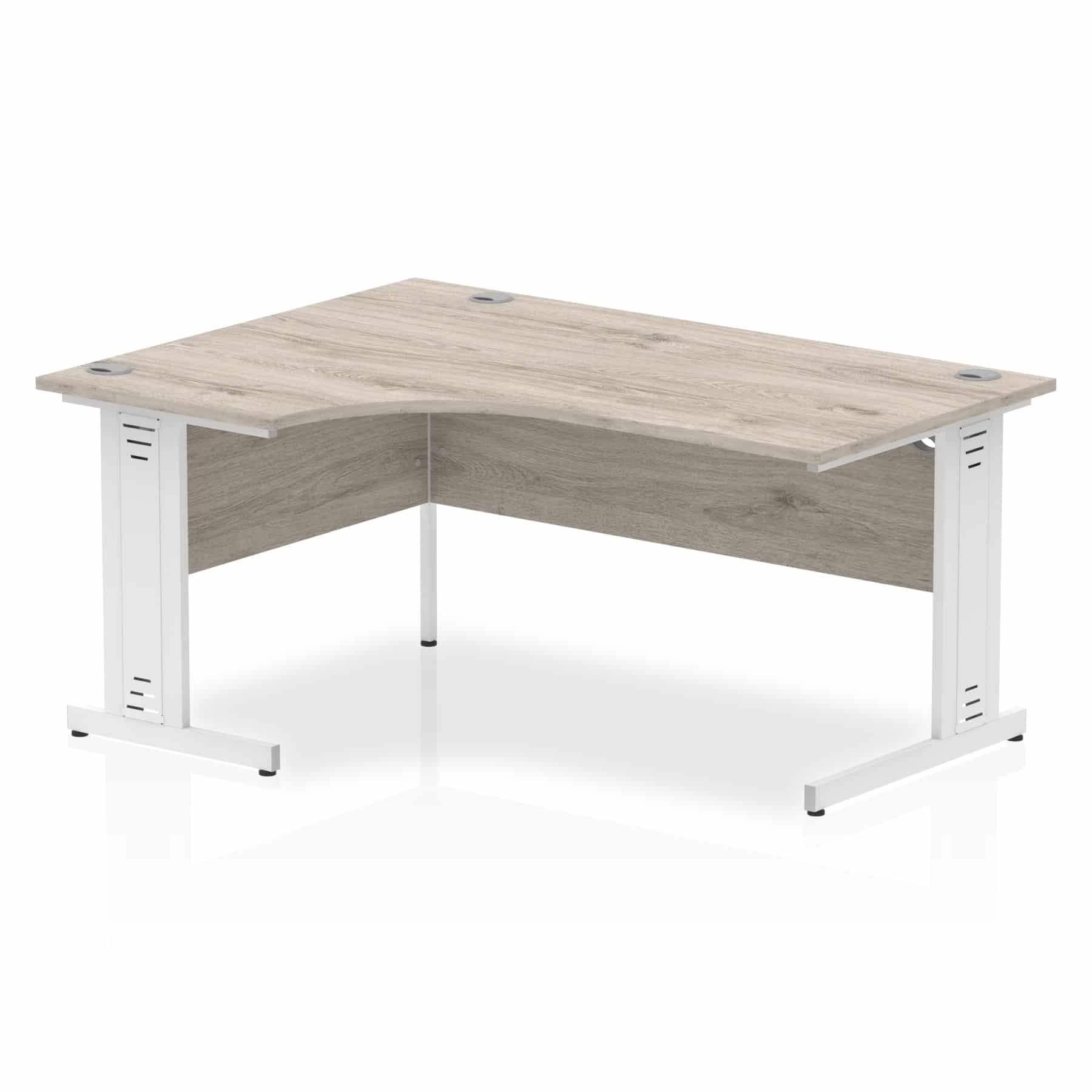 Impulse 1800mm Left Crescent Desk Cable Managed Leg - Image 6