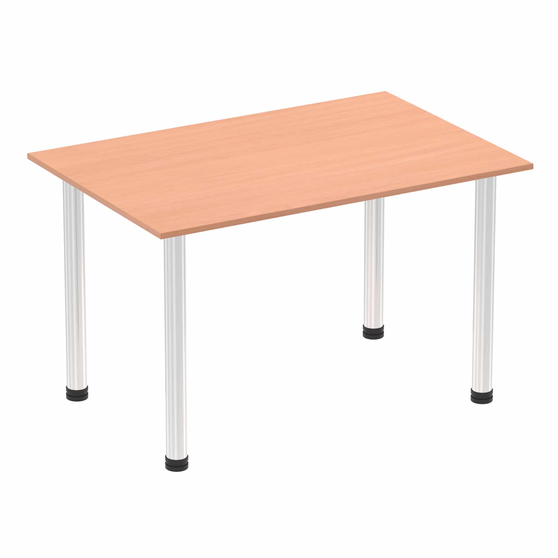 Impulse 1200mm Straight Table With Post Leg - Image 3
