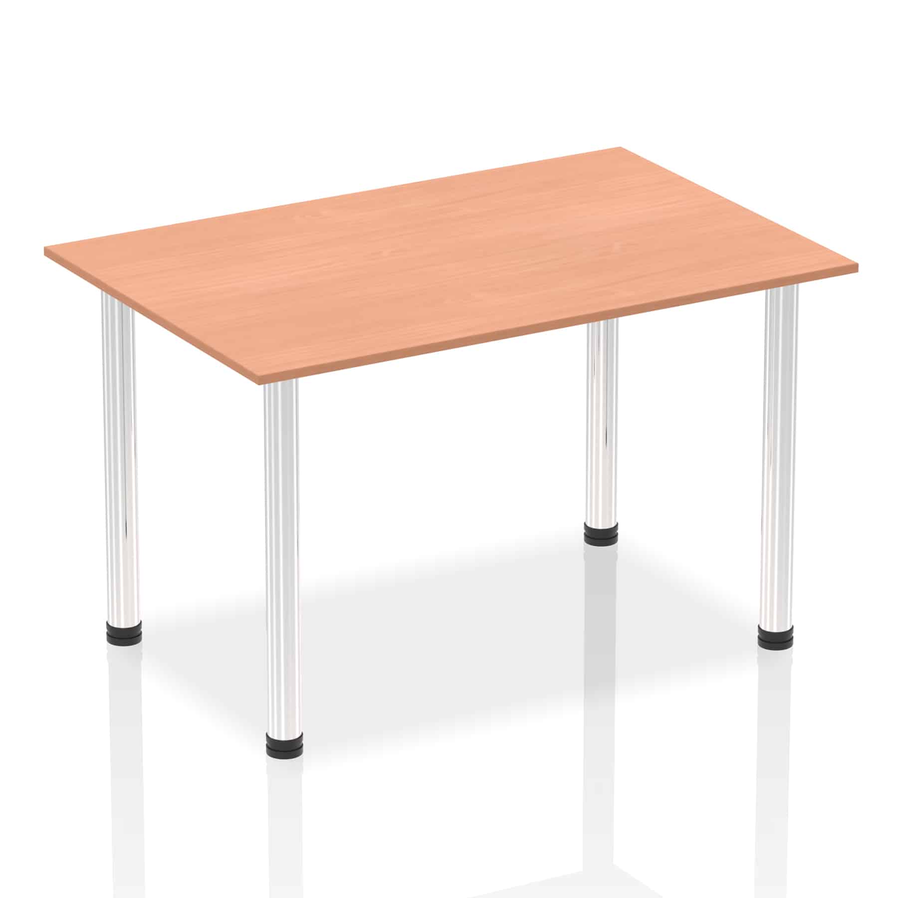 Impulse 1400mm Straight Table With Post Leg - Image 3