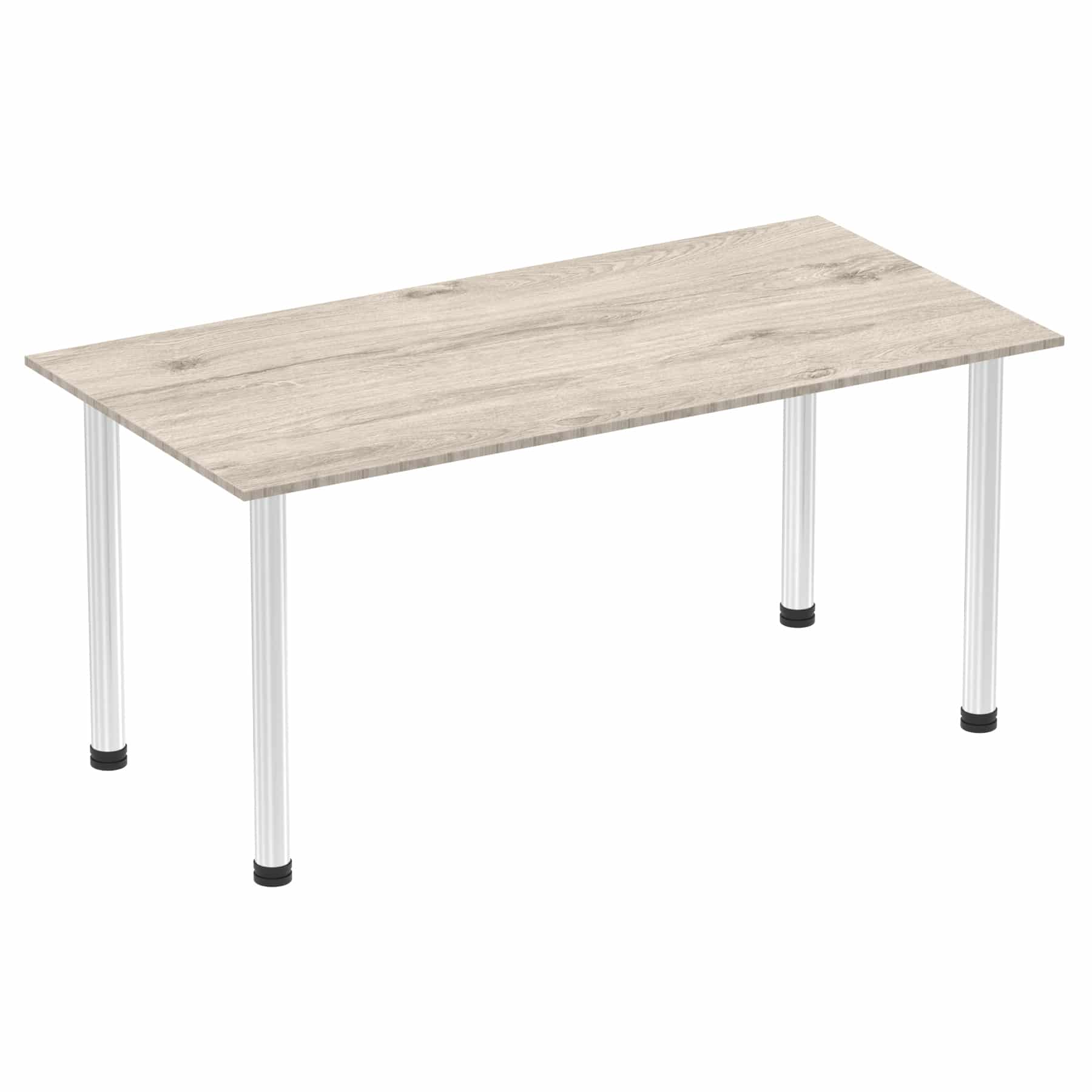 Impulse 1600mm Straight Table With Post Leg - Image 8
