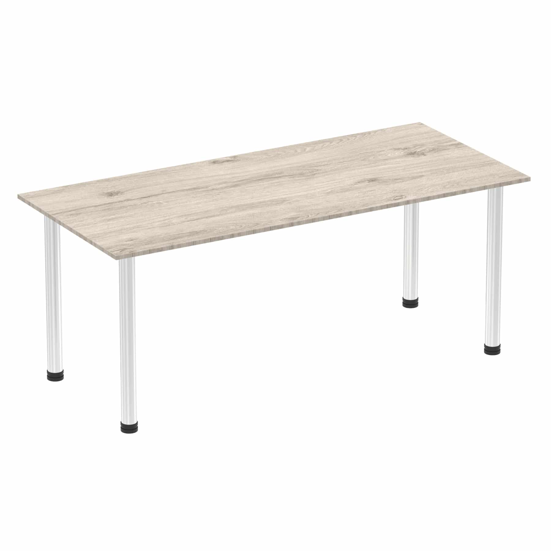 Impulse 1800mm Straight Table With Post Leg - Image 8