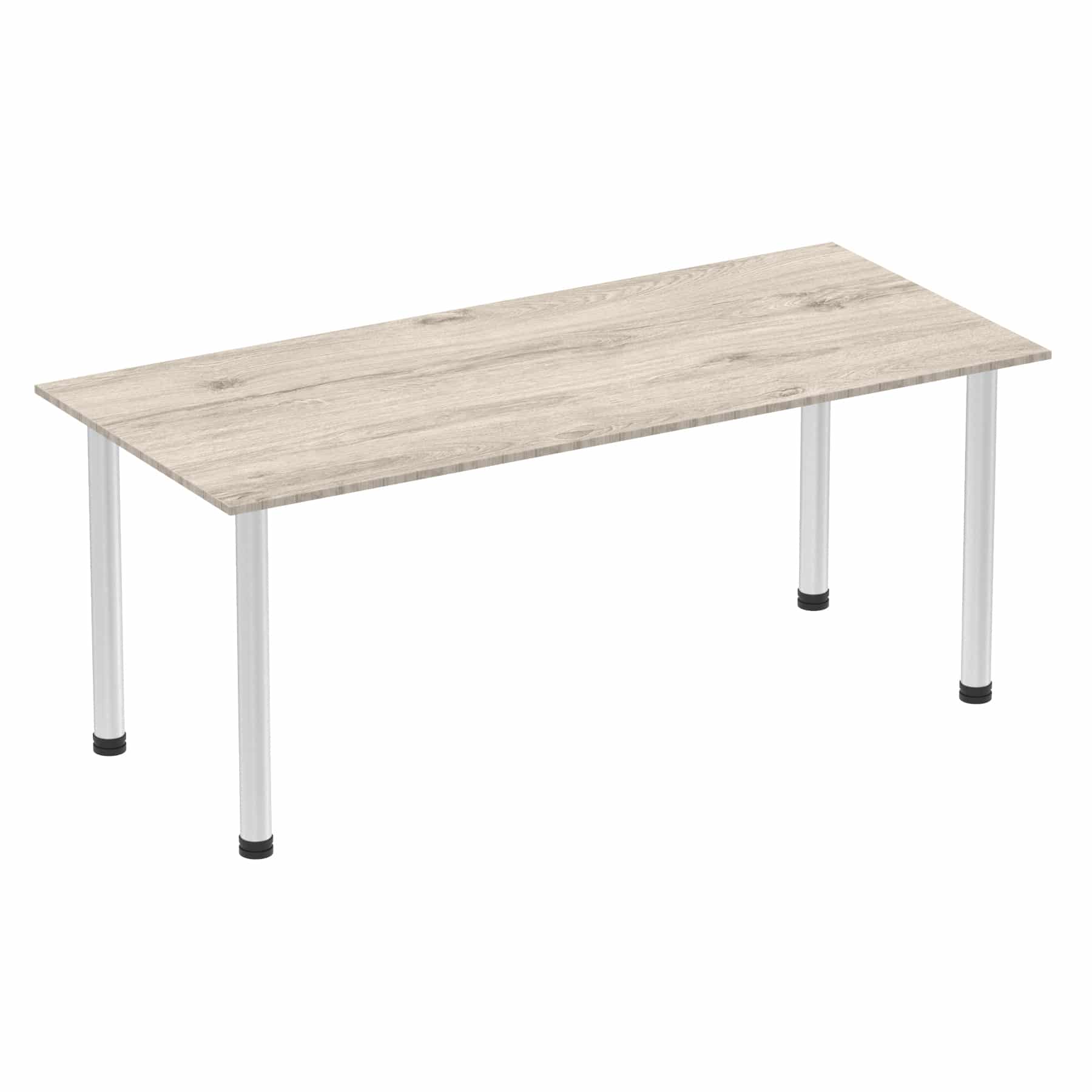 Impulse 1800mm Straight Table With Post Leg - Image 7