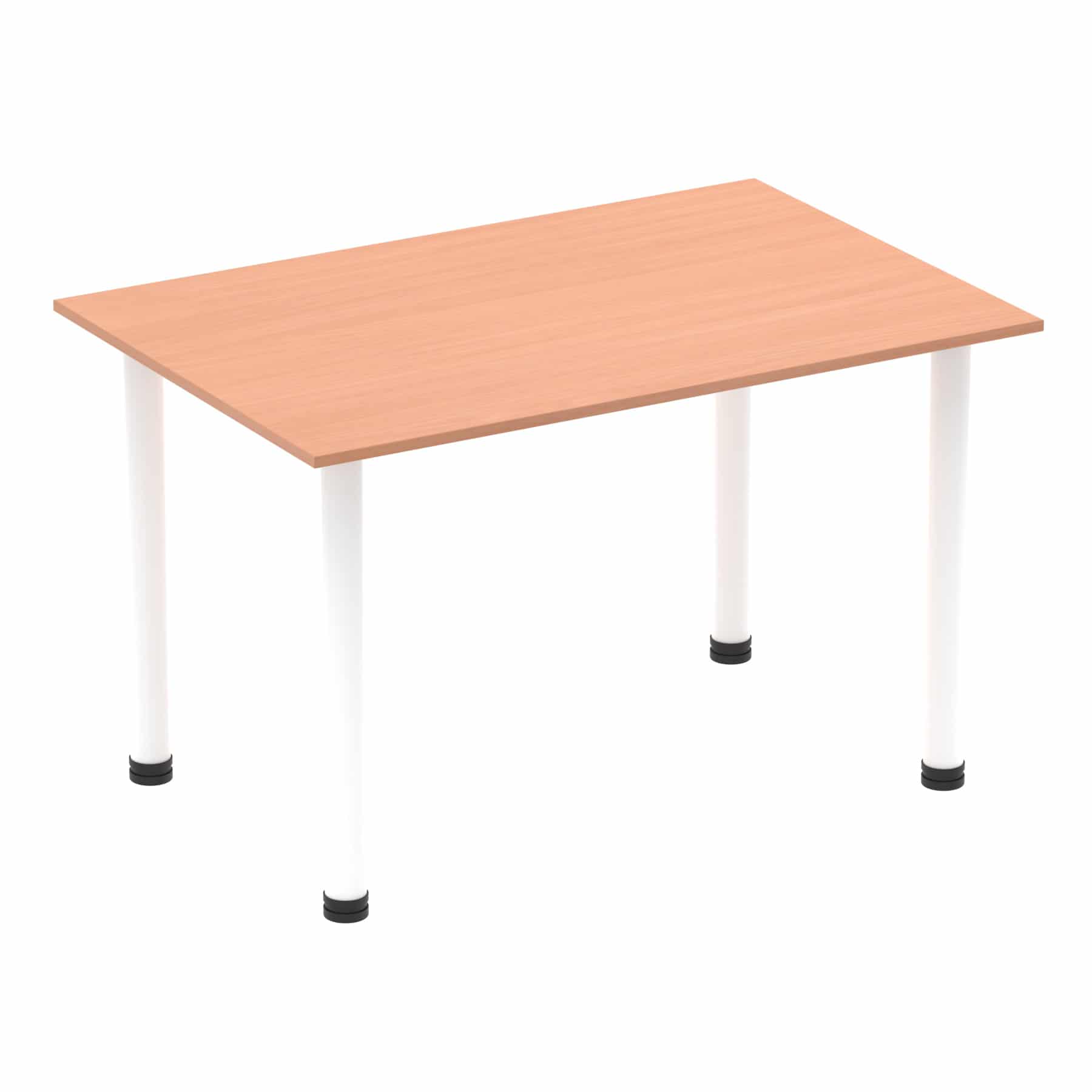Impulse 1200mm Straight Table With Post Leg - Image 5