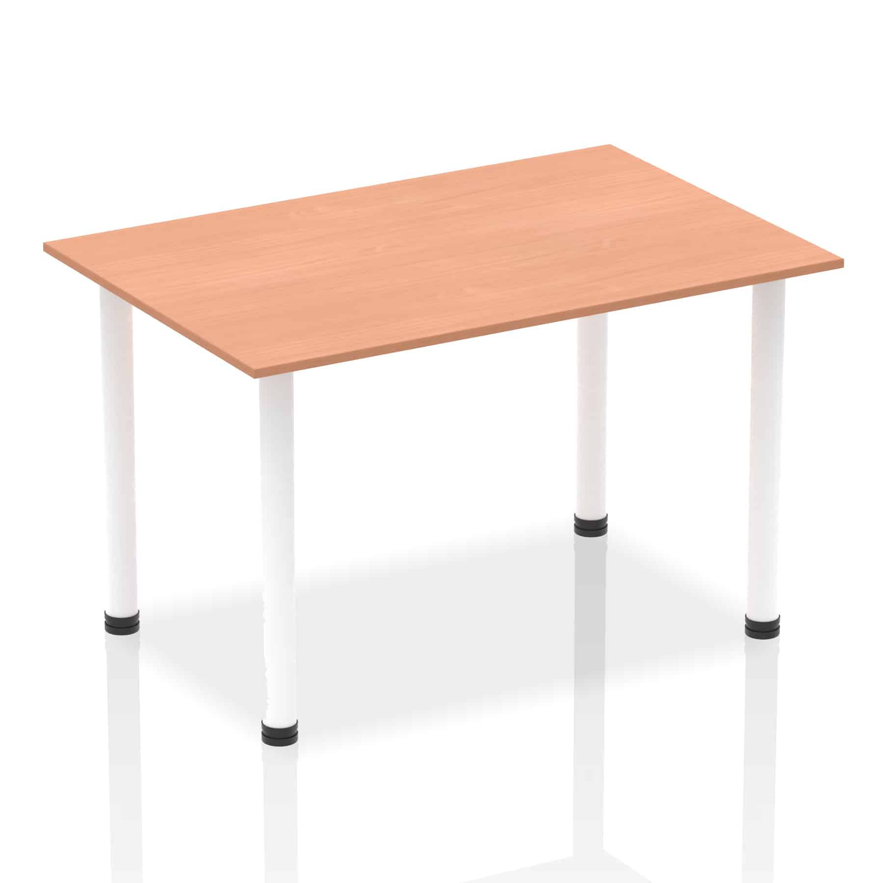 Impulse 1400mm Straight Table With Post Leg - Image 5