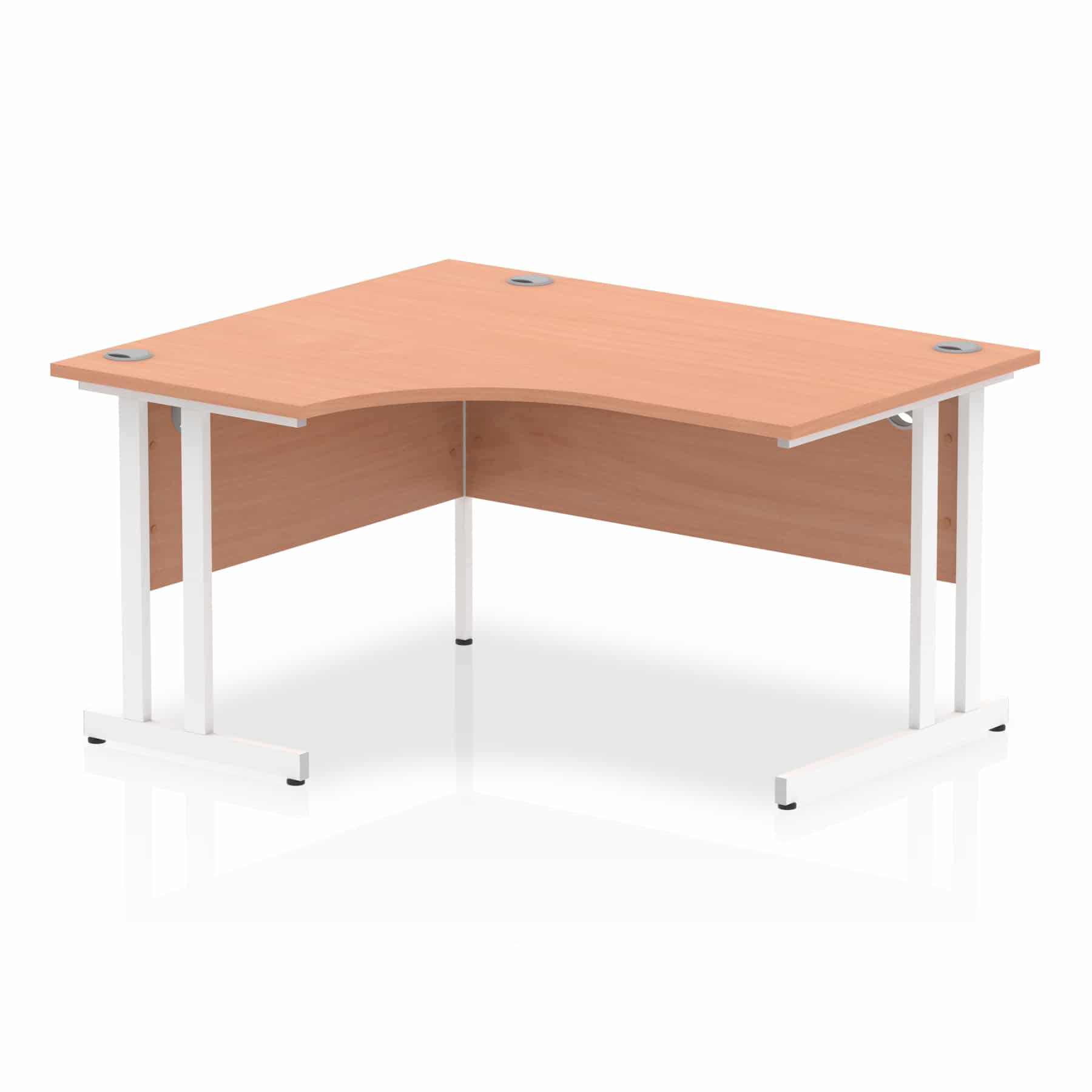 Impulse 1400mm Left Crescent Desk Cantilever Leg - Image 2