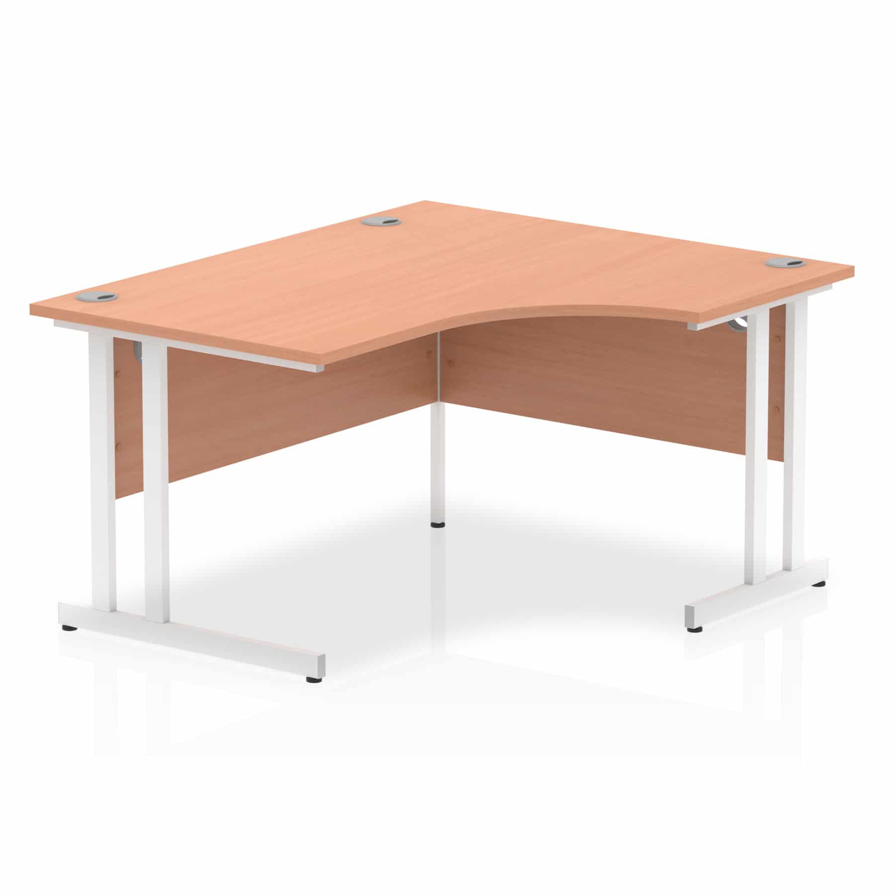 Impulse 1400mm Right Crescent Desk Cantilever Leg - Image 2