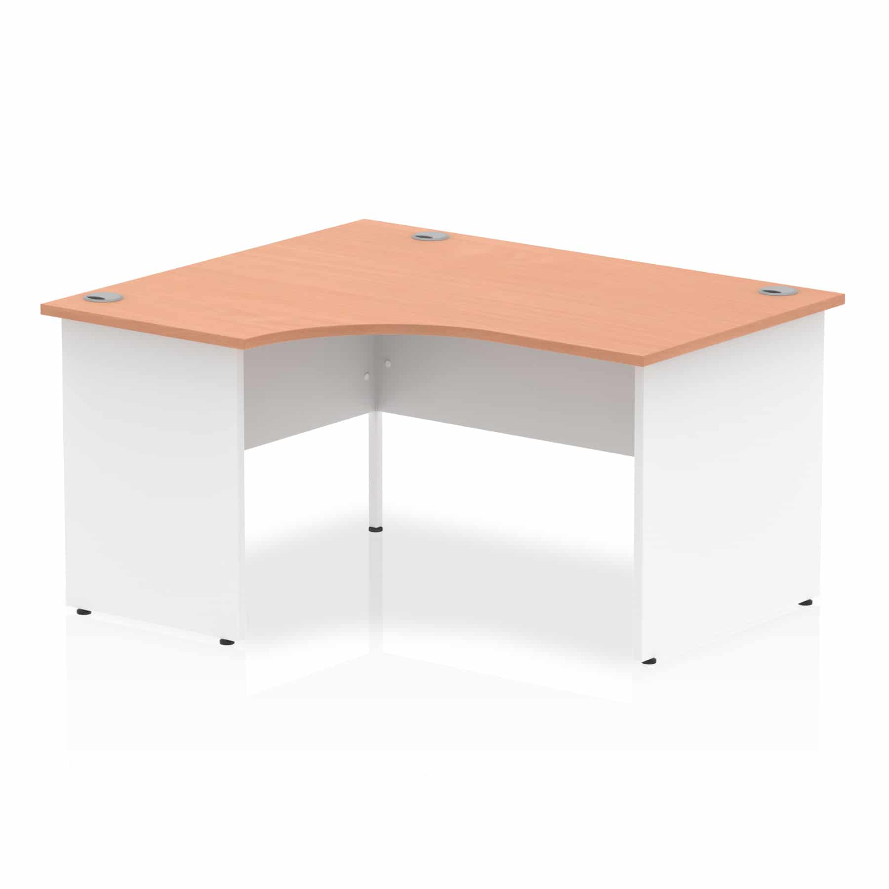 Impulse 1400mm Left Crescent Desk Panel End Leg - Image 2