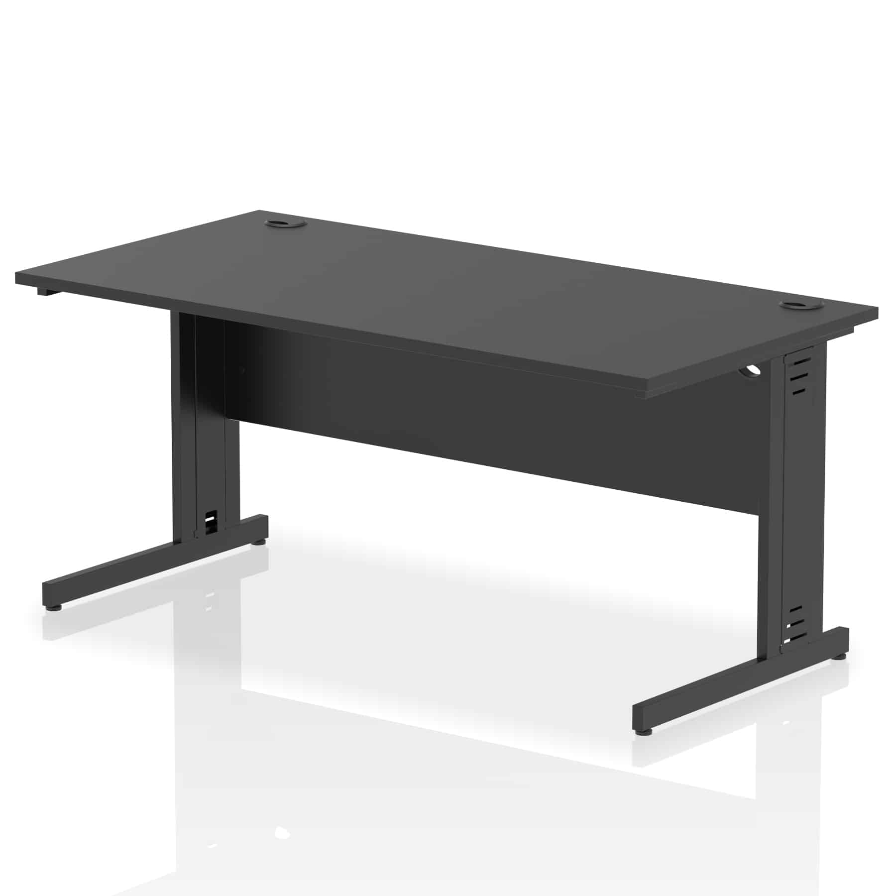 Impulse 1600mm Straight Desk Cable Managed Leg - Image 99