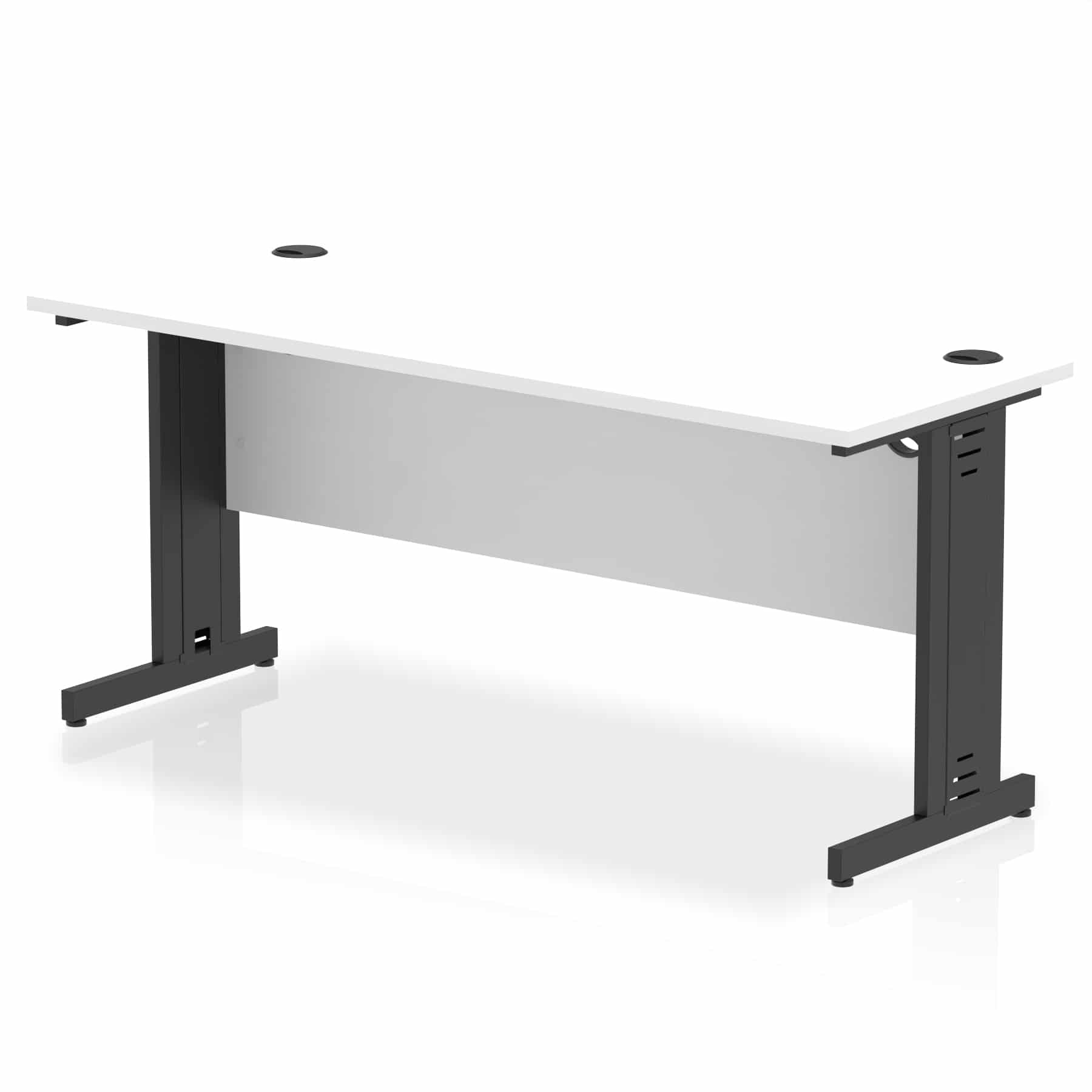 Impulse 1600mm Slimline Desk Cable Managed Leg - Image 21