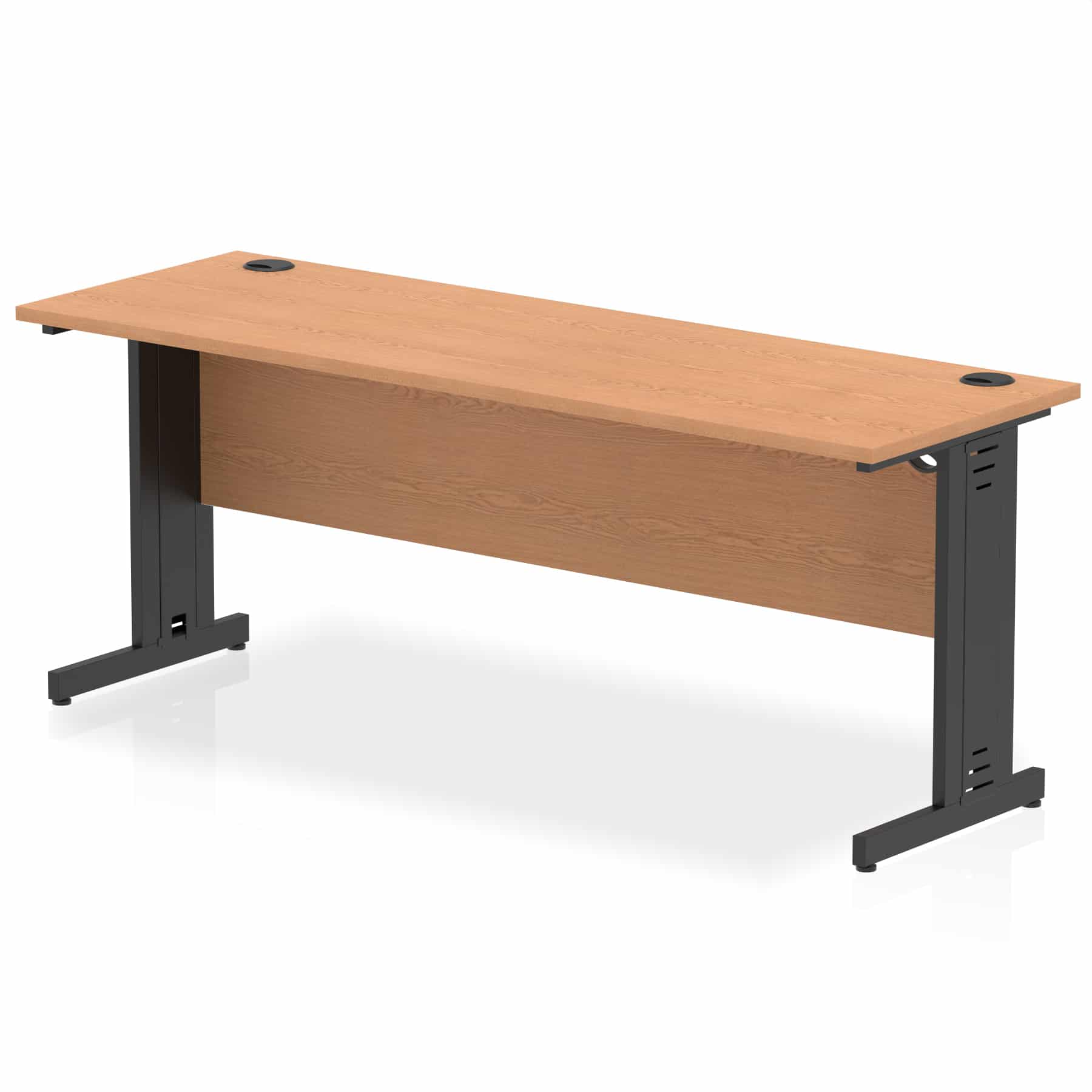 Impulse 1800mm Slimline Desk Cable Managed Leg - Image 19