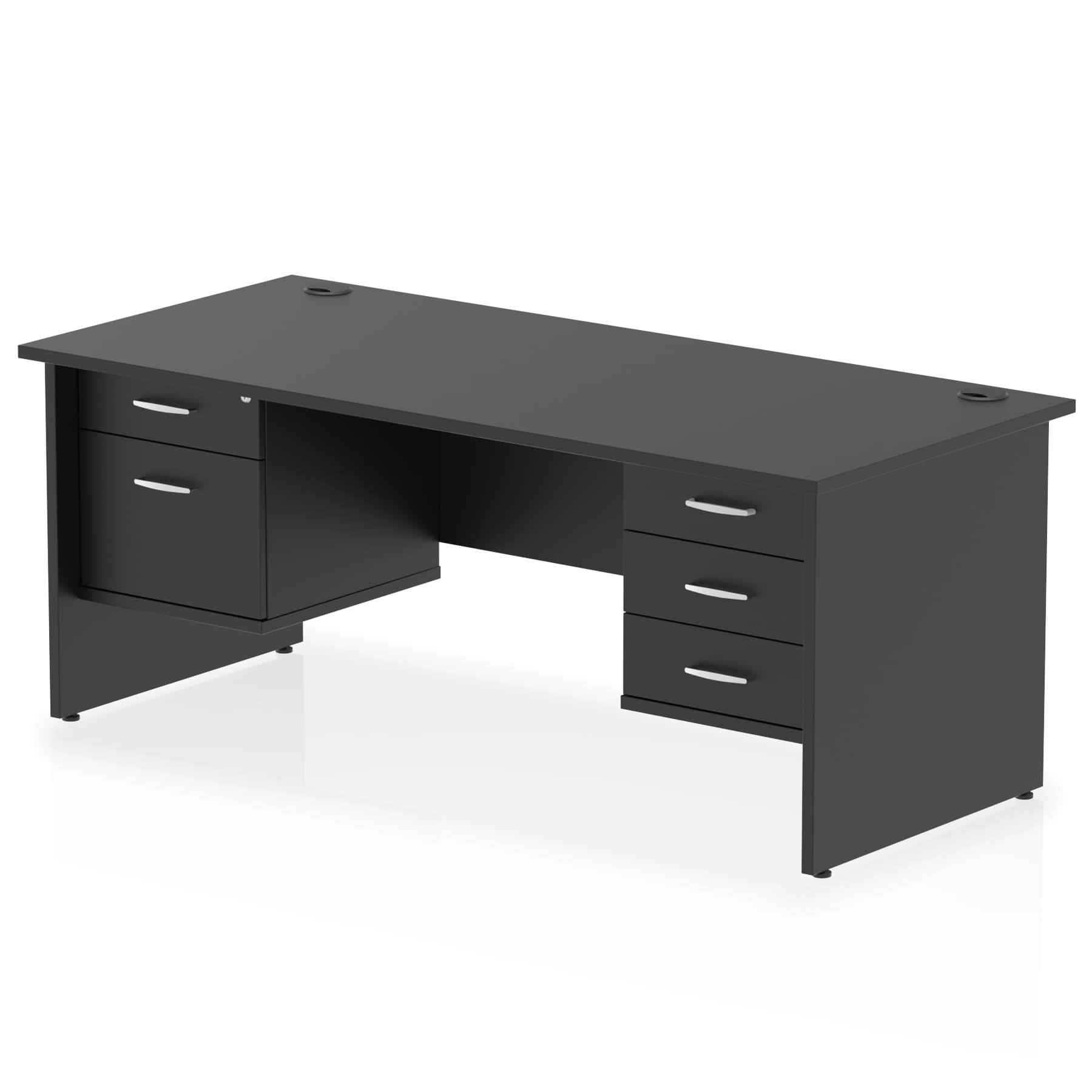 Impulse 1800mm Panel End Straight Desk With Two Fixed Pedestal - Image 37