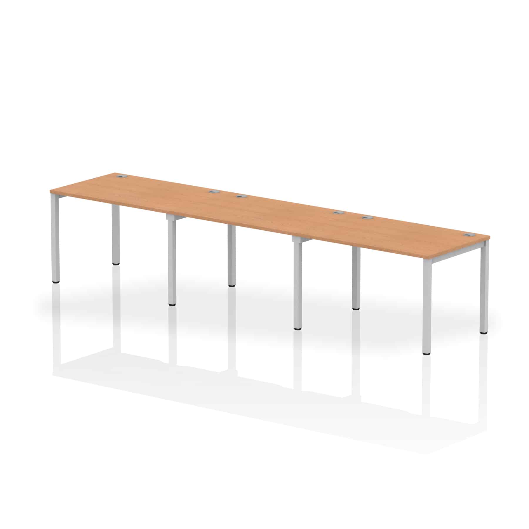Impulse Single Row Bench Desk - 3 Person - Image 7