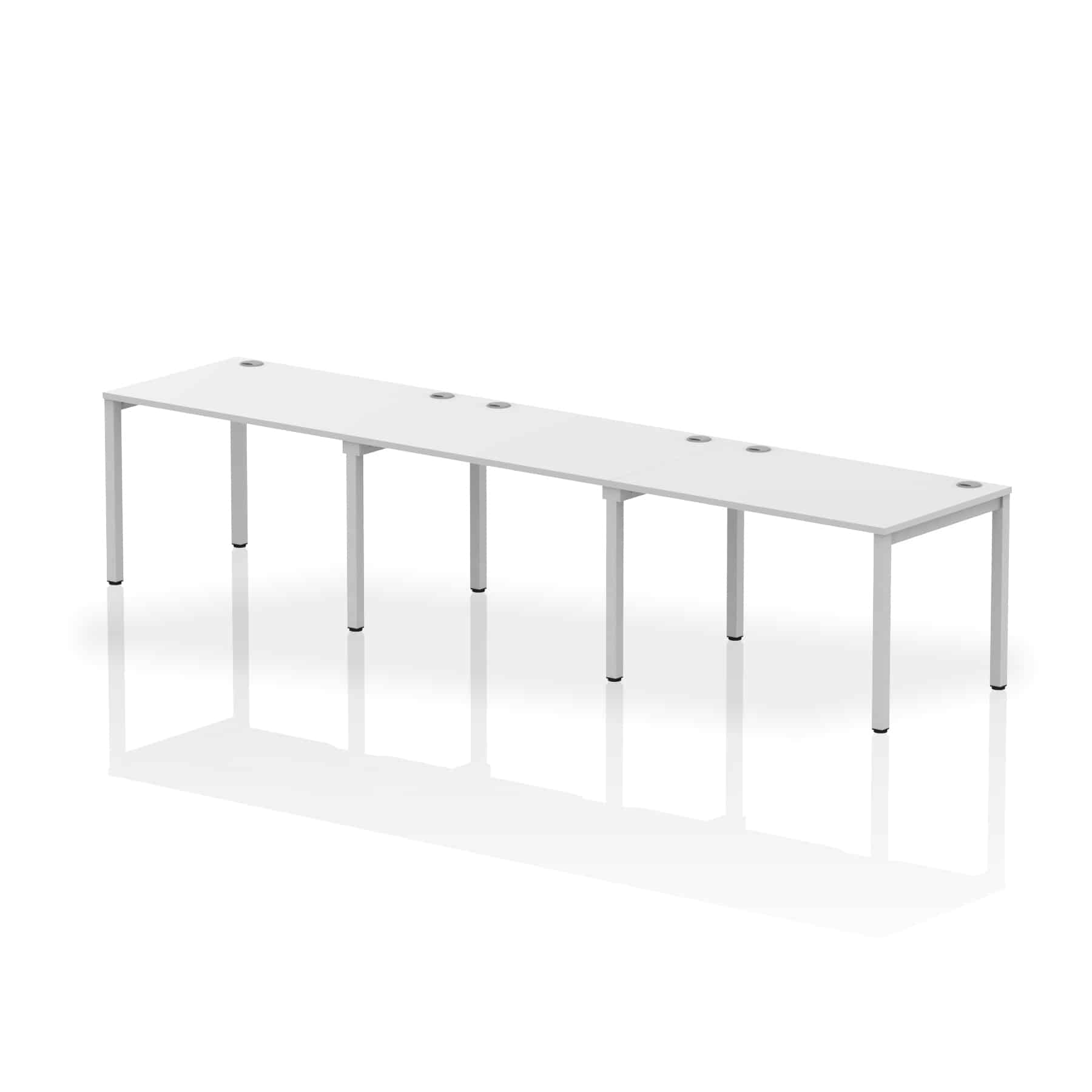 Impulse Single Row Bench Desk - 3 Person - Image 11
