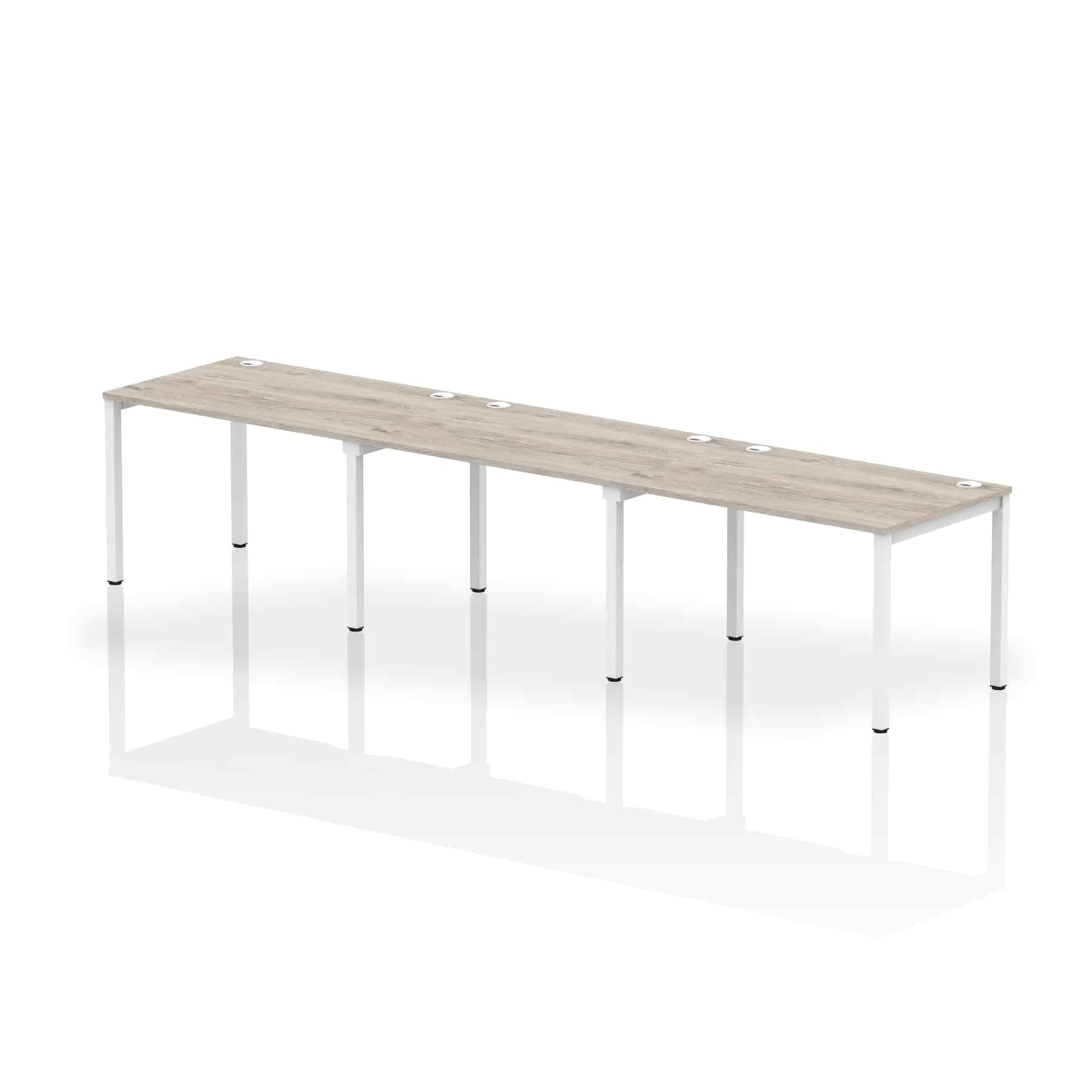 Impulse Single Row Bench Desk - 3 Person - Image 4