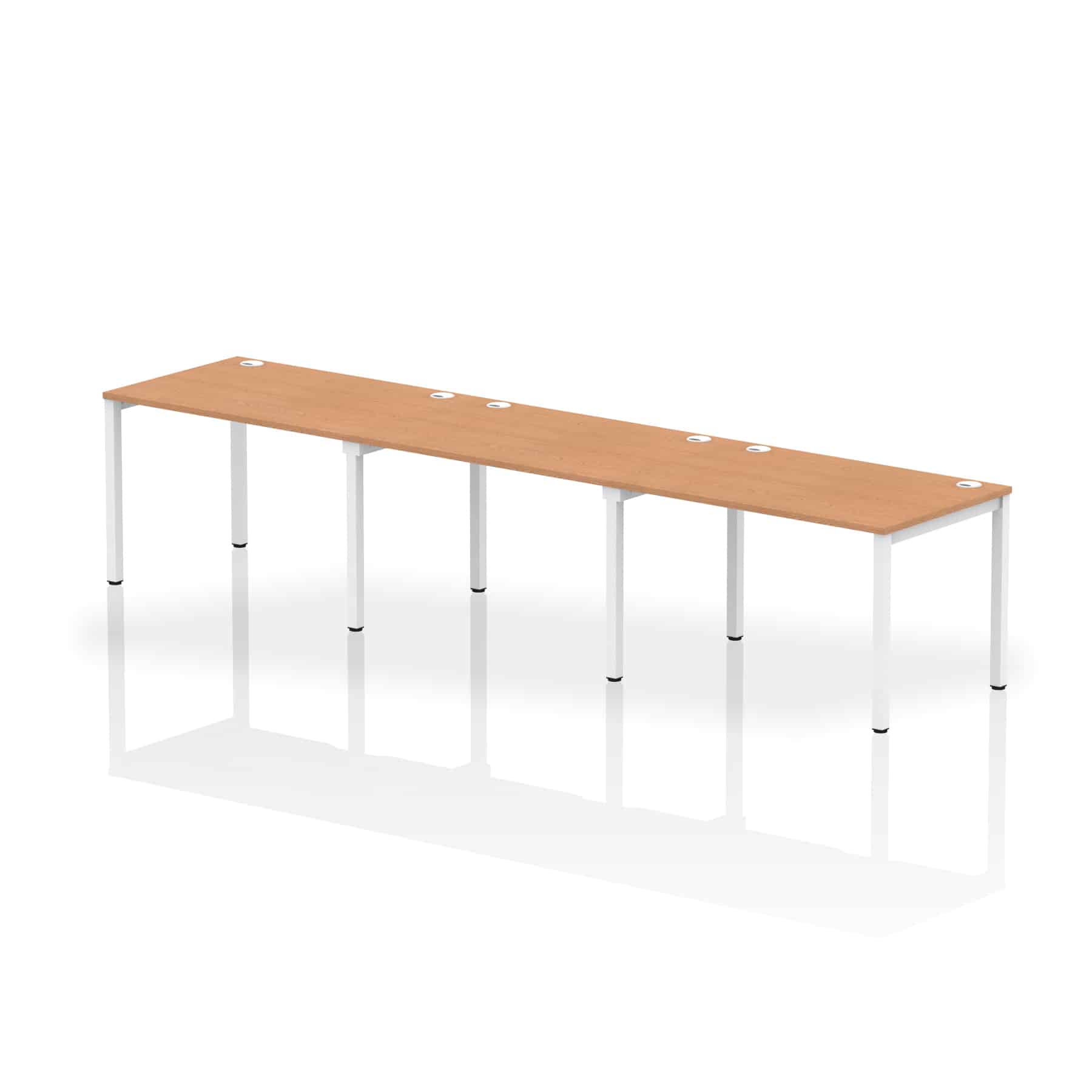 Impulse Single Row Bench Desk - 3 Person - Image 8