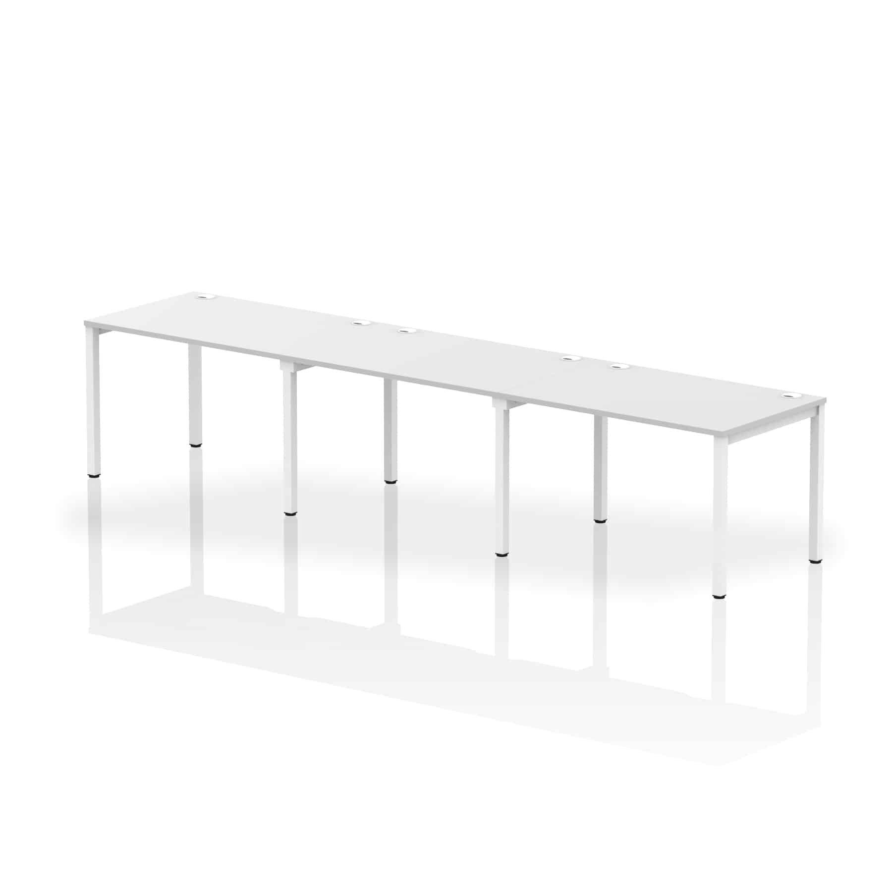 Impulse Single Row Bench Desk - 3 Person - Image 12