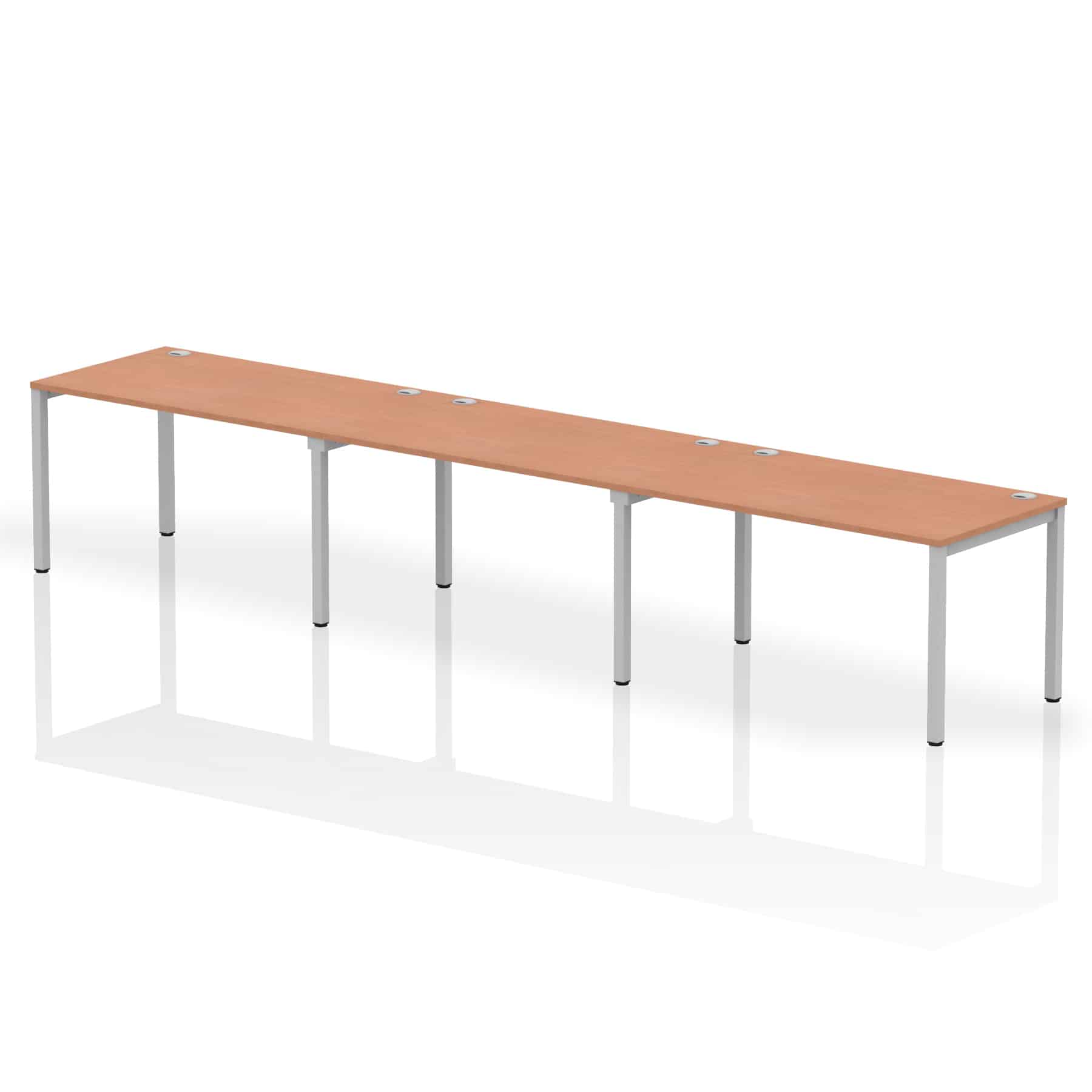 Impulse Single Row Bench Desk - 3 Person - Image 13