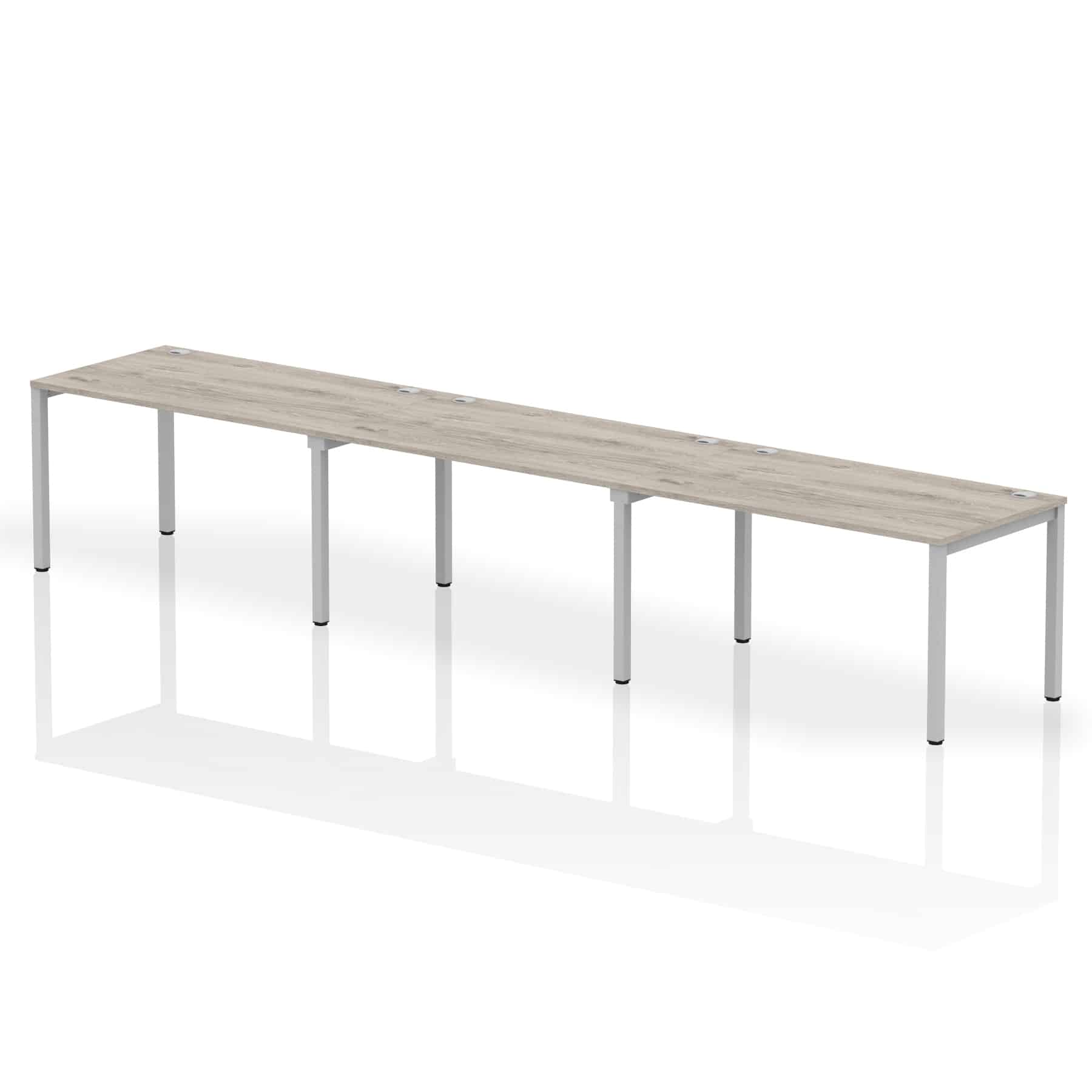 Impulse Single Row Bench Desk - 3 Person - Image 15