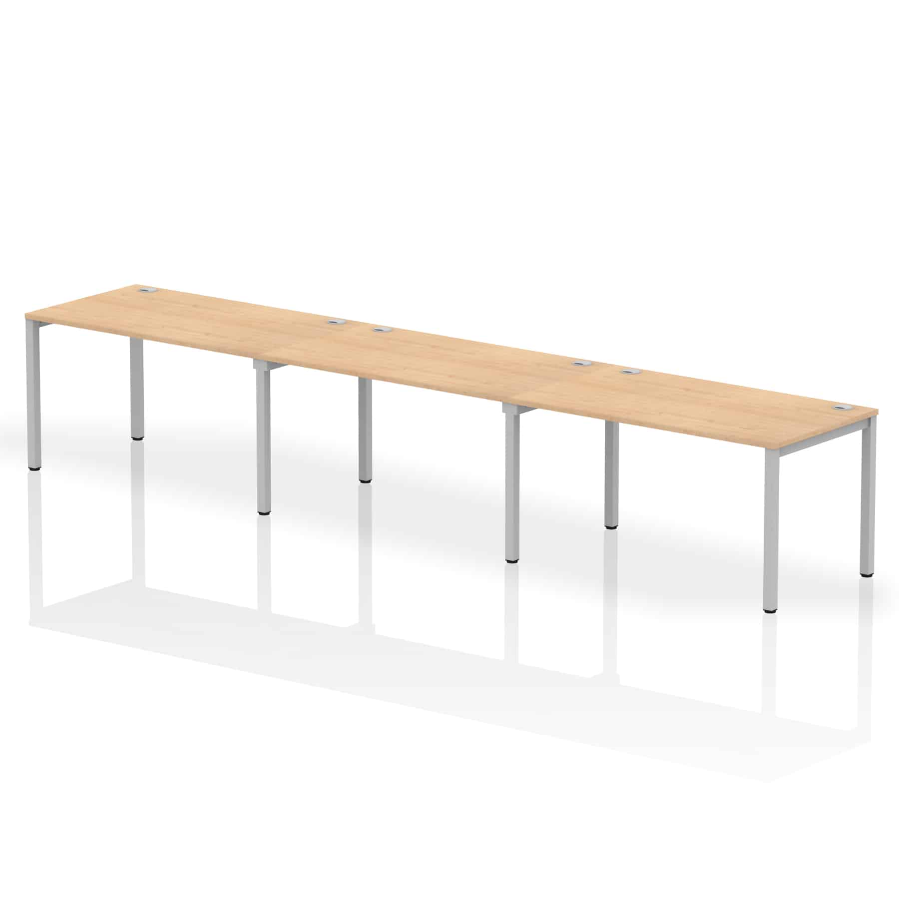 Impulse Single Row Bench Desk - 3 Person - Image 17