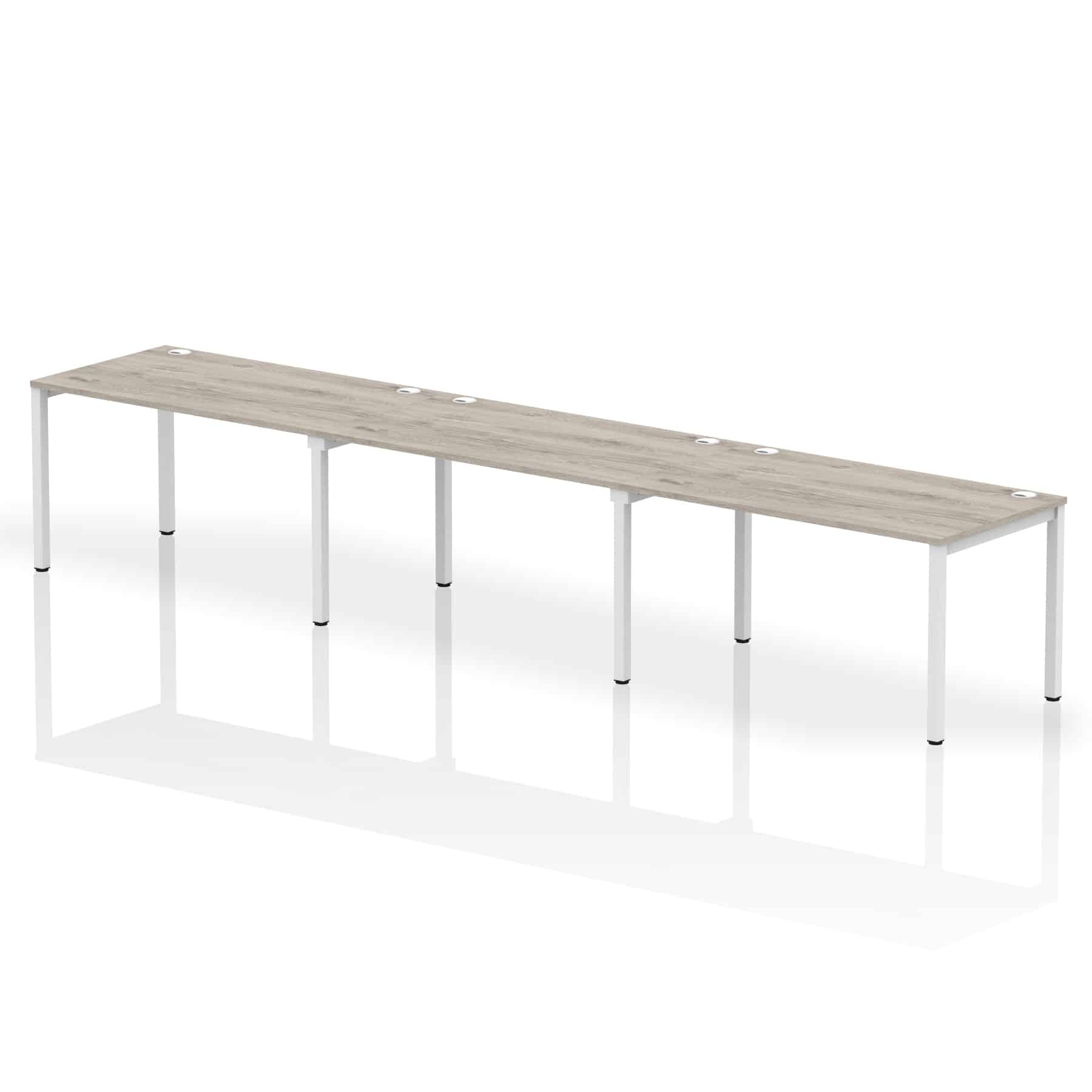 Impulse Single Row Bench Desk - 3 Person - Image 16