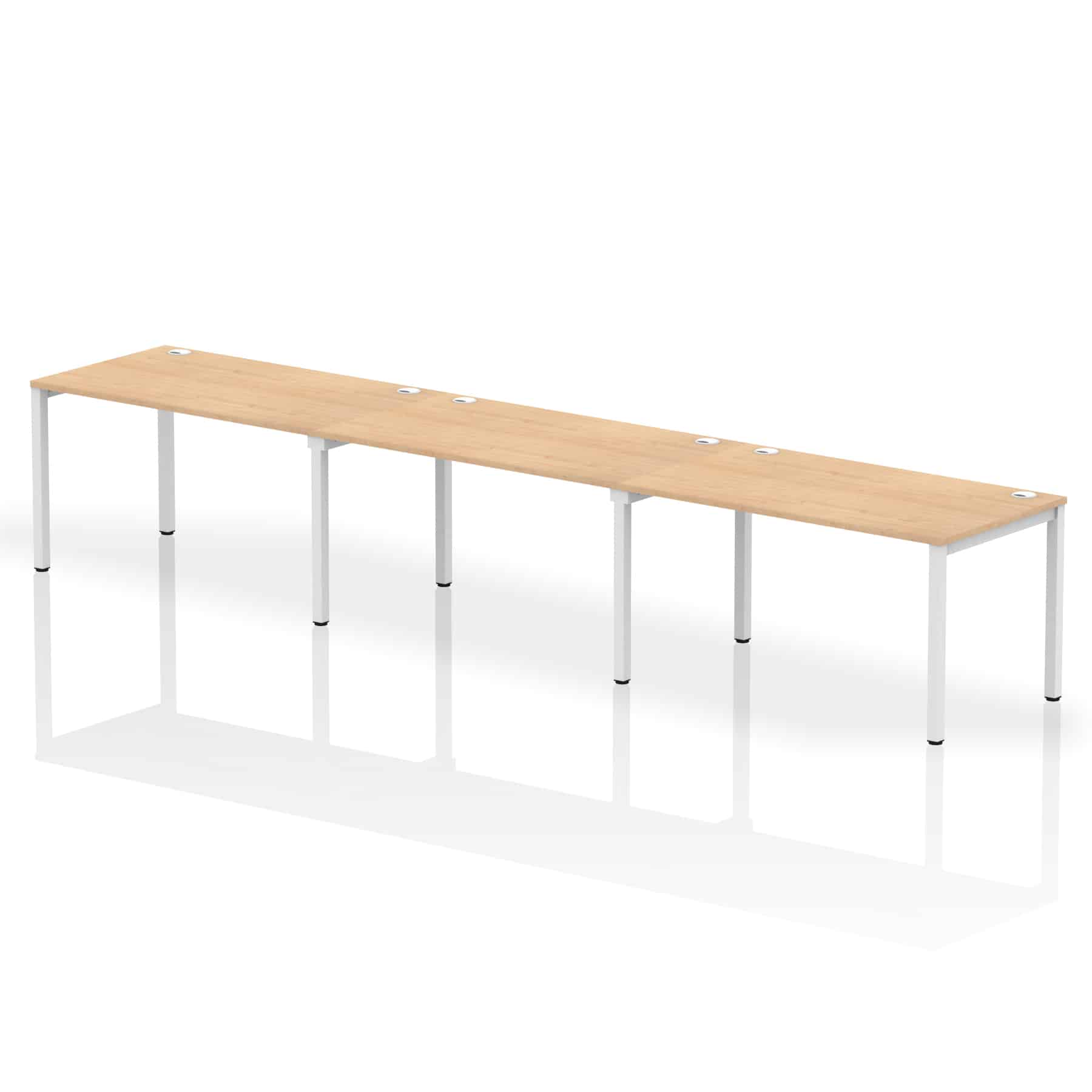 Impulse Single Row Bench Desk - 3 Person - Image 18