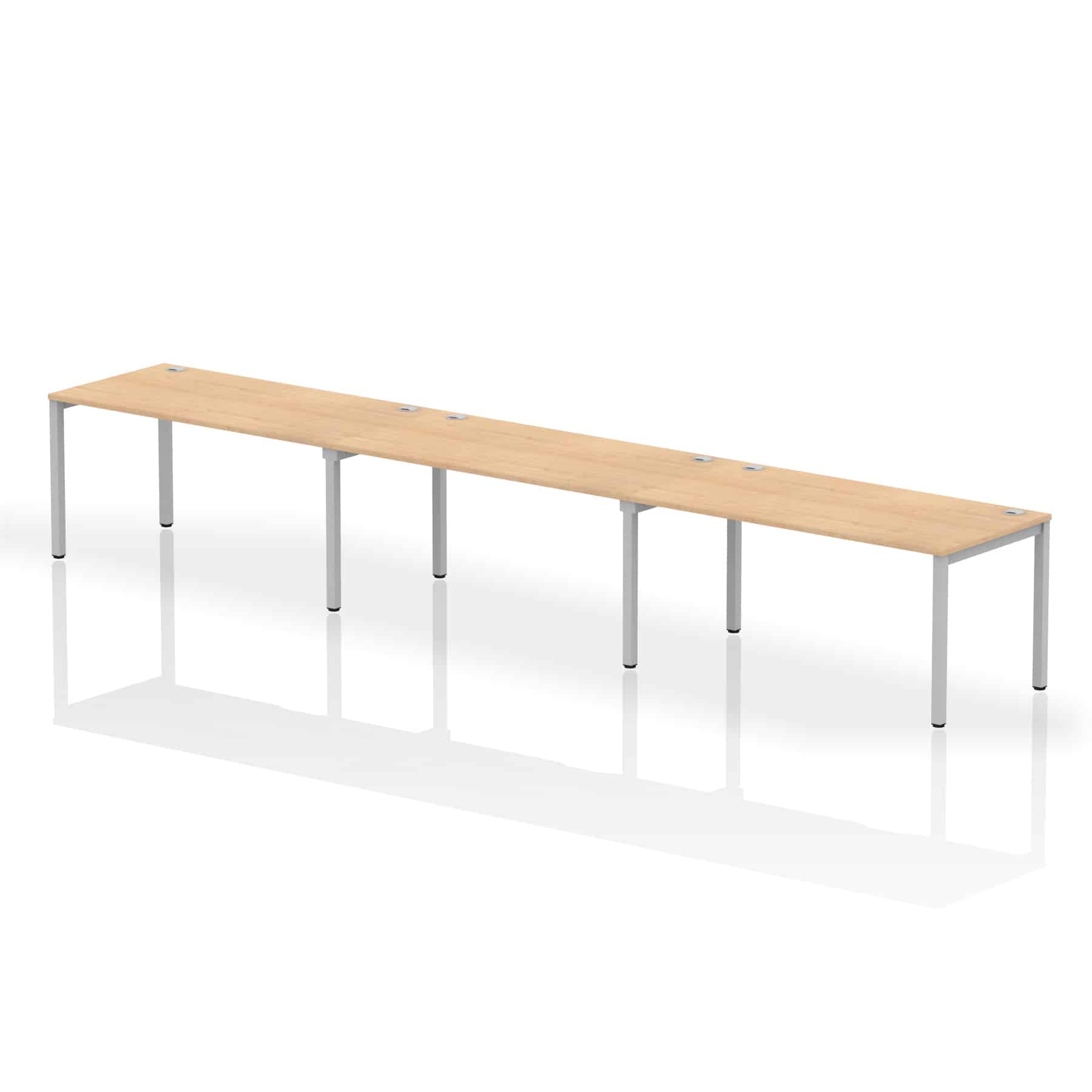 Impulse Single Row Bench Desk - 3 Person - Image 29