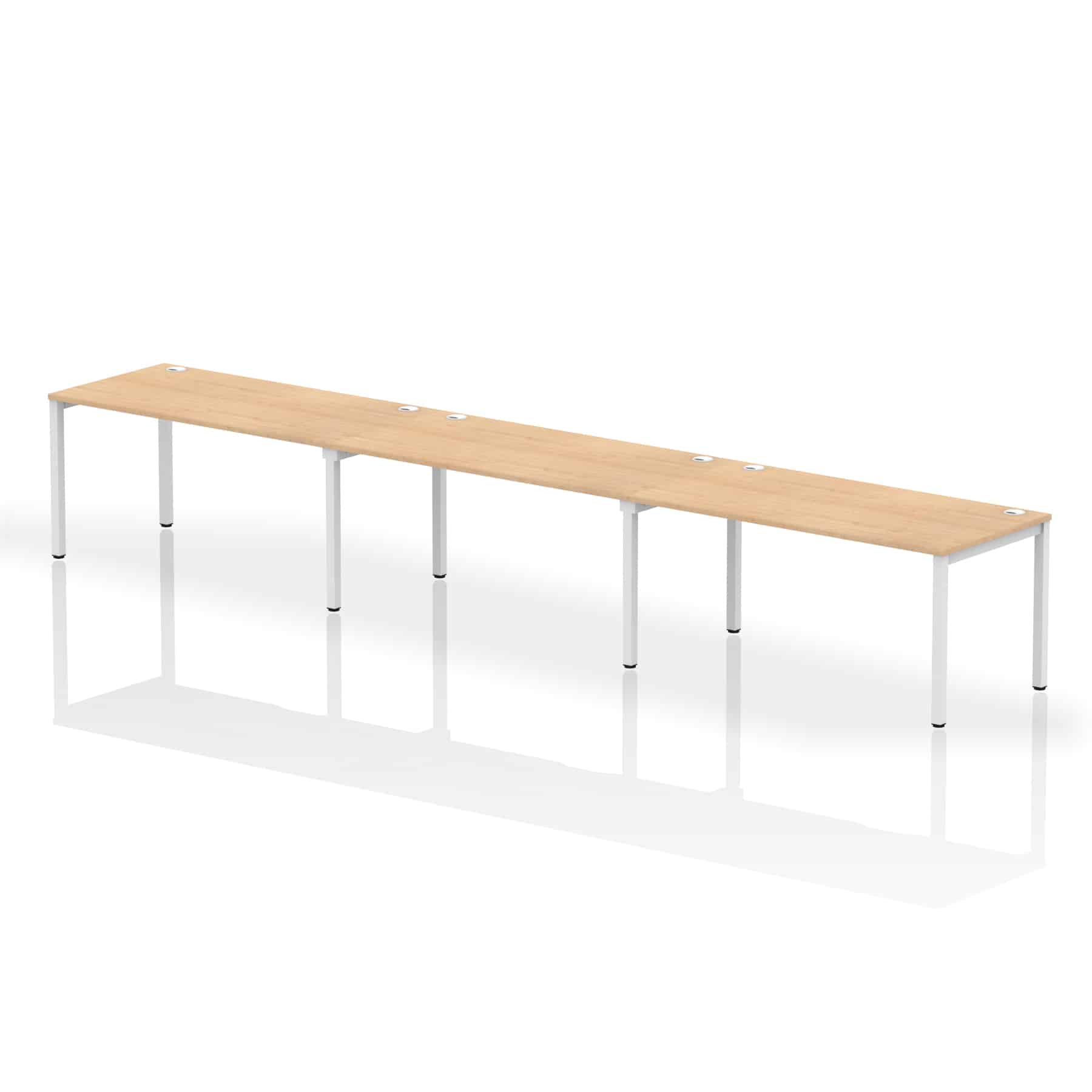 Impulse Single Row Bench Desk - 3 Person - Image 30