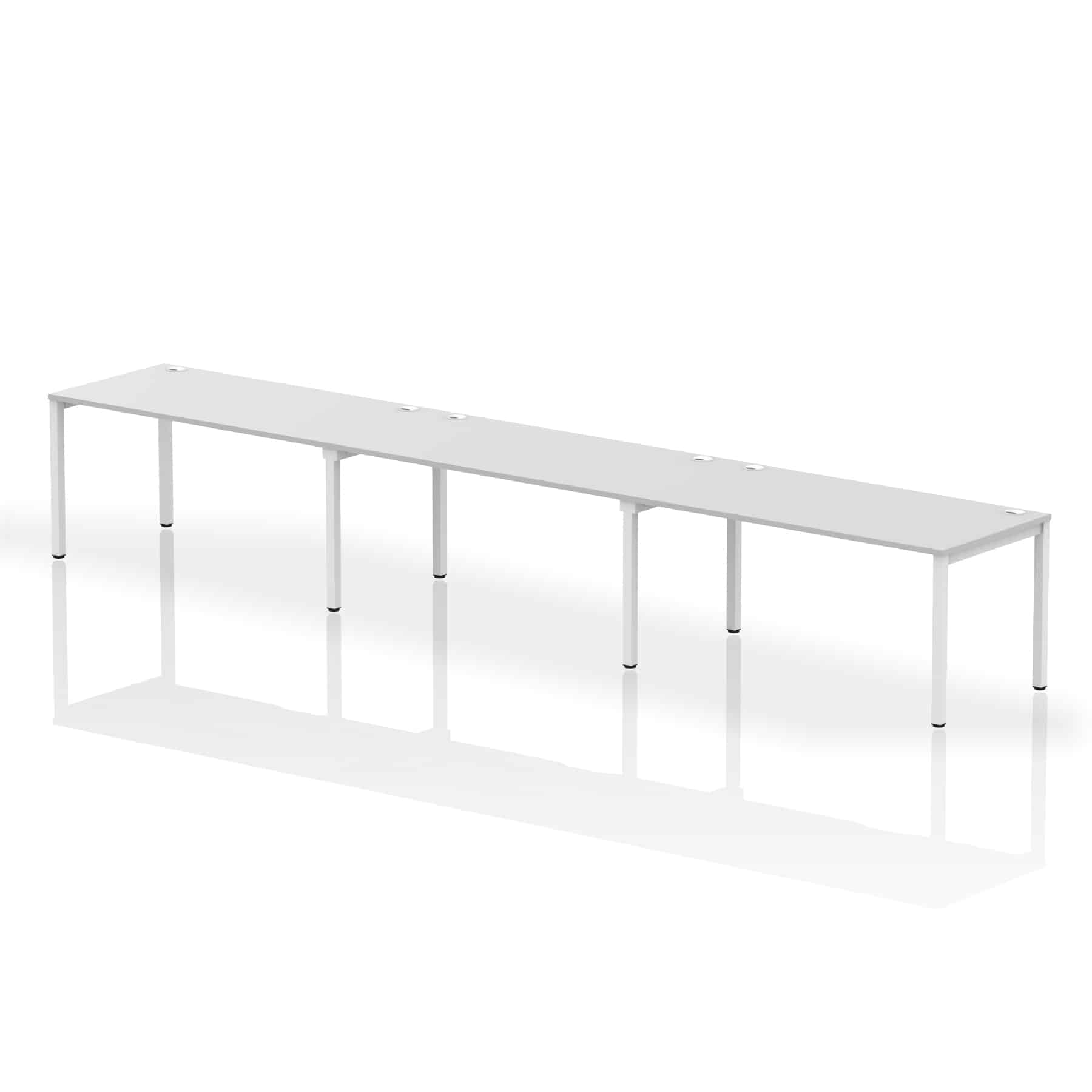 Impulse Single Row Bench Desk - 3 Person - Image 36