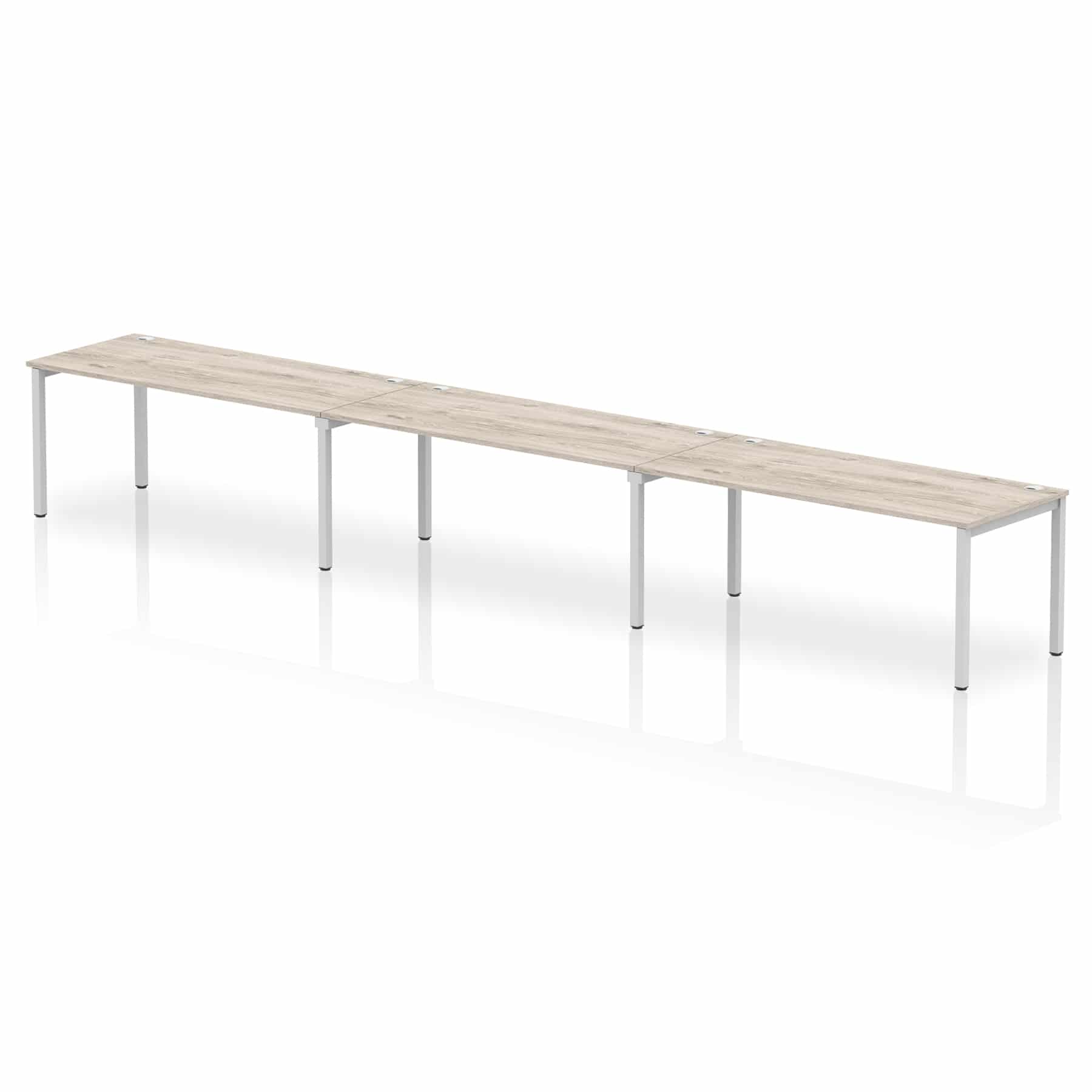 Impulse Single Row Bench Desk - 3 Person - Image 39