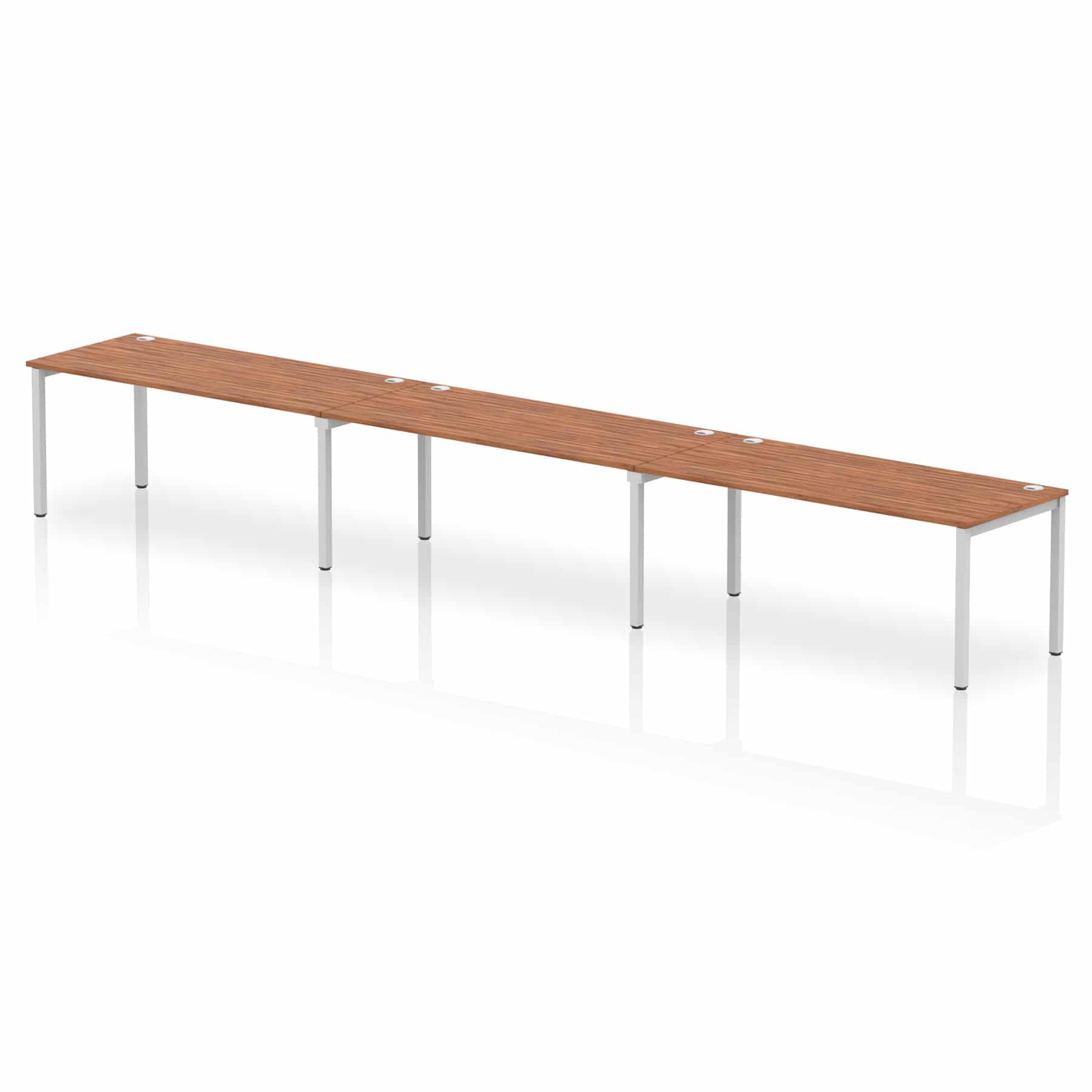 Impulse Single Row Bench Desk - 3 Person - Image 45