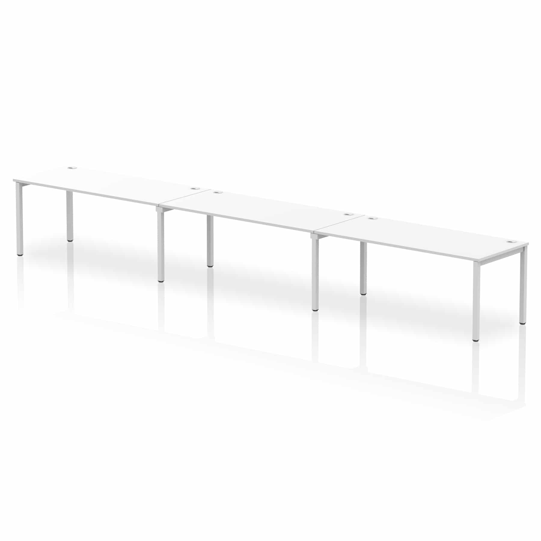 Impulse Single Row Bench Desk - 3 Person - Image 47