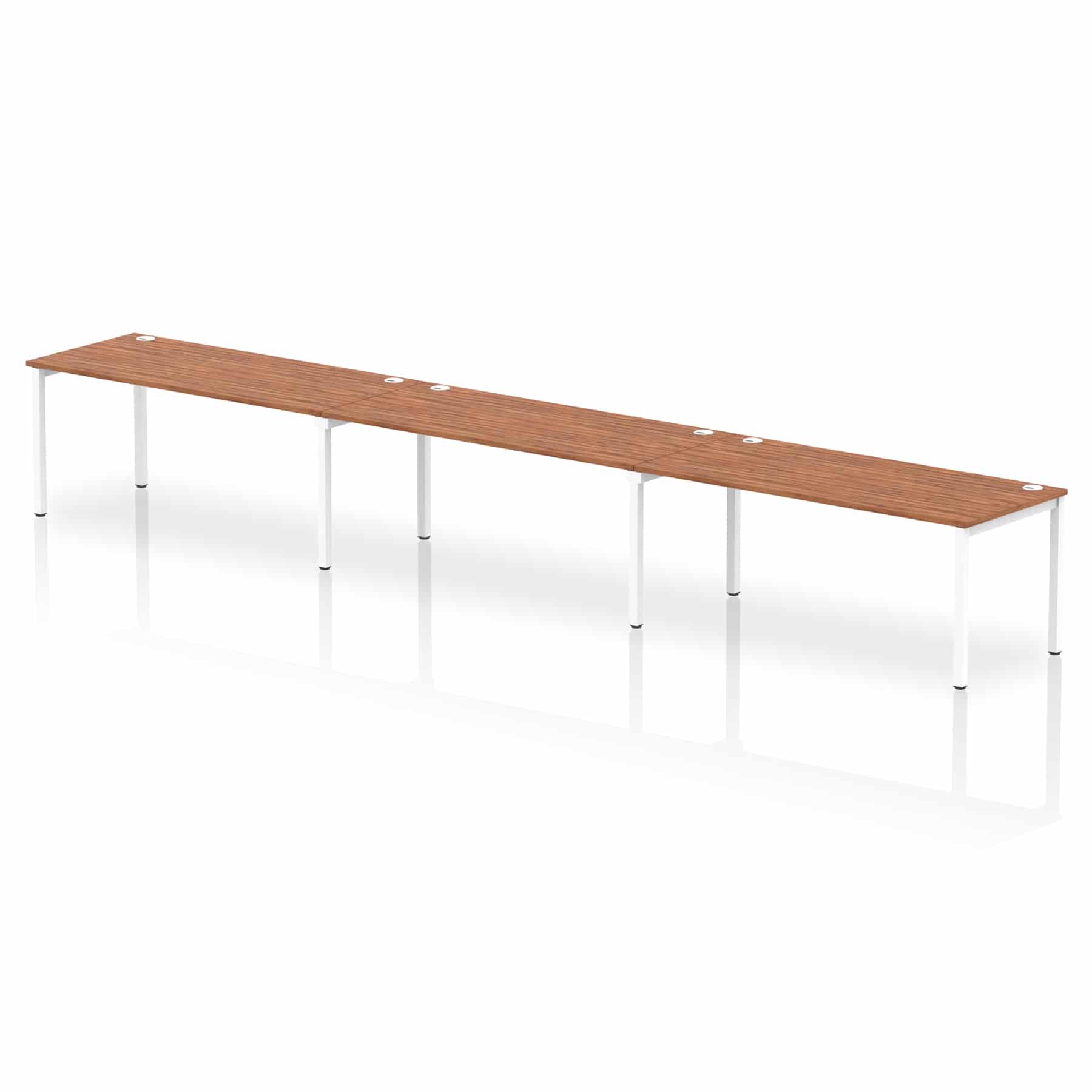 Impulse Single Row Bench Desk - 3 Person - Image 46