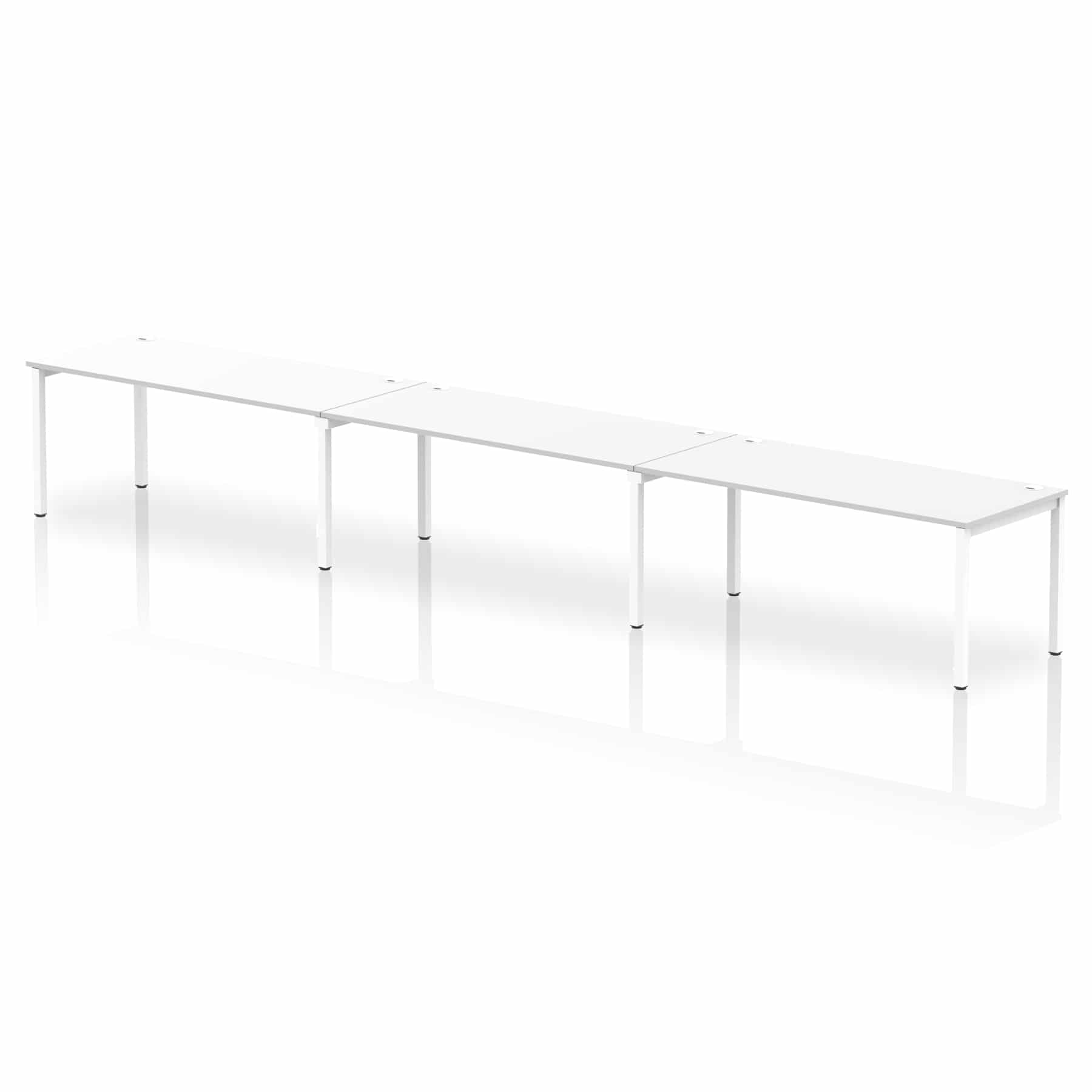 Impulse Single Row Bench Desk - 3 Person - Image 48