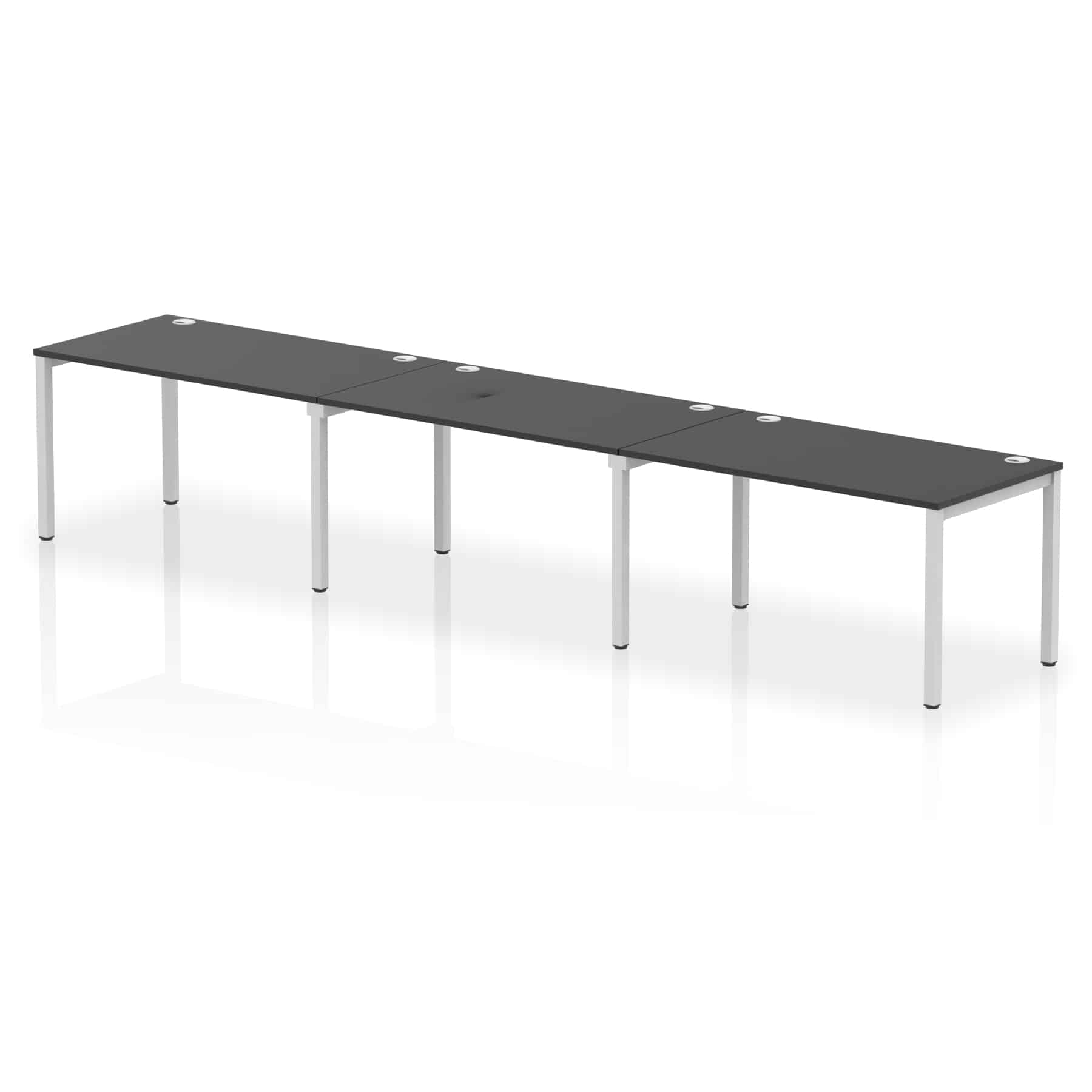 Impulse Single Row Bench Desk - 3 Person - Image 60