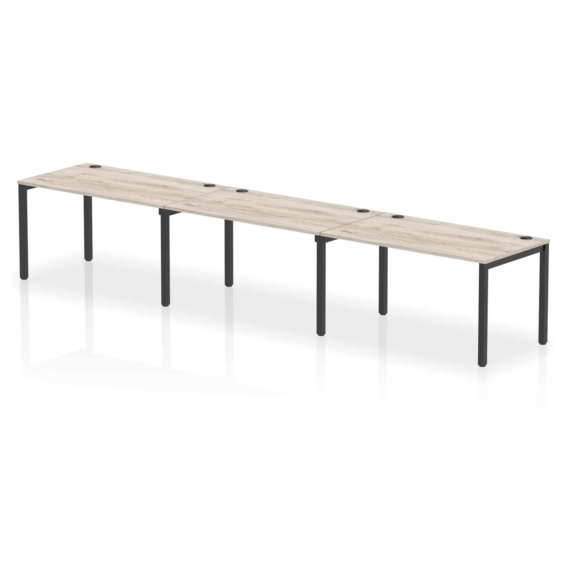 Impulse Single Row Bench Desk - 3 Person - Image 62