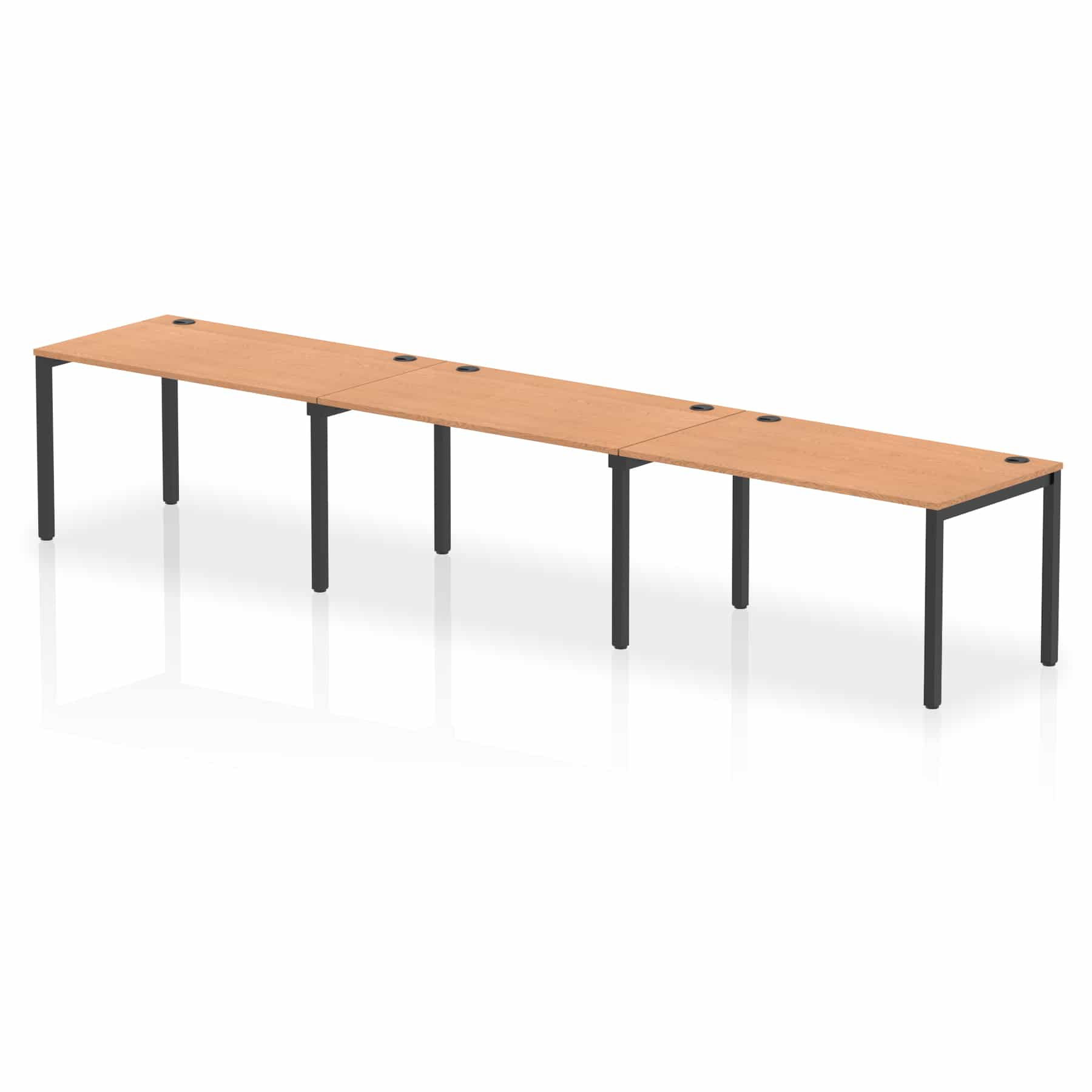 Impulse Single Row Bench Desk - 3 Person - Image 64