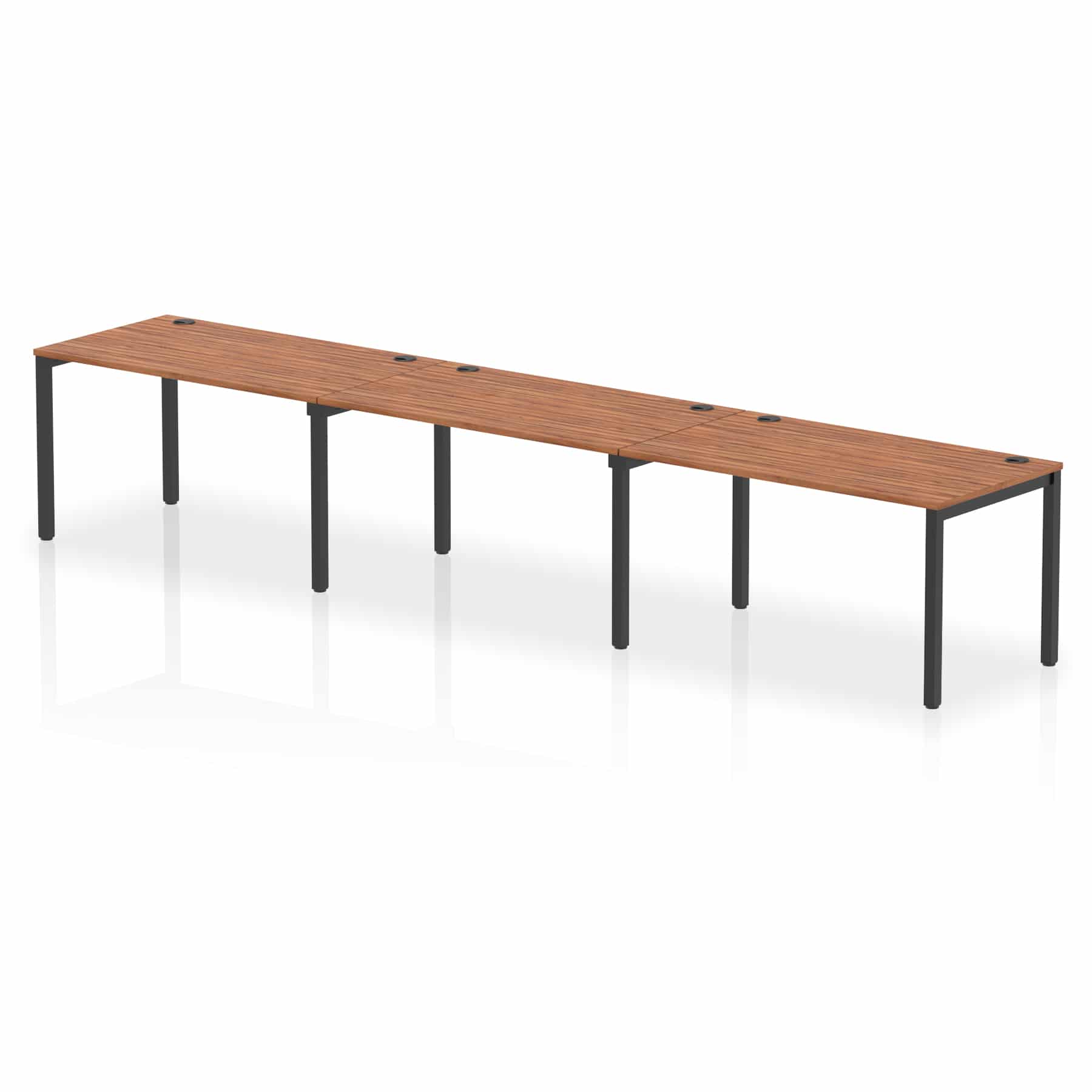 Impulse Single Row Bench Desk - 3 Person - Image 66