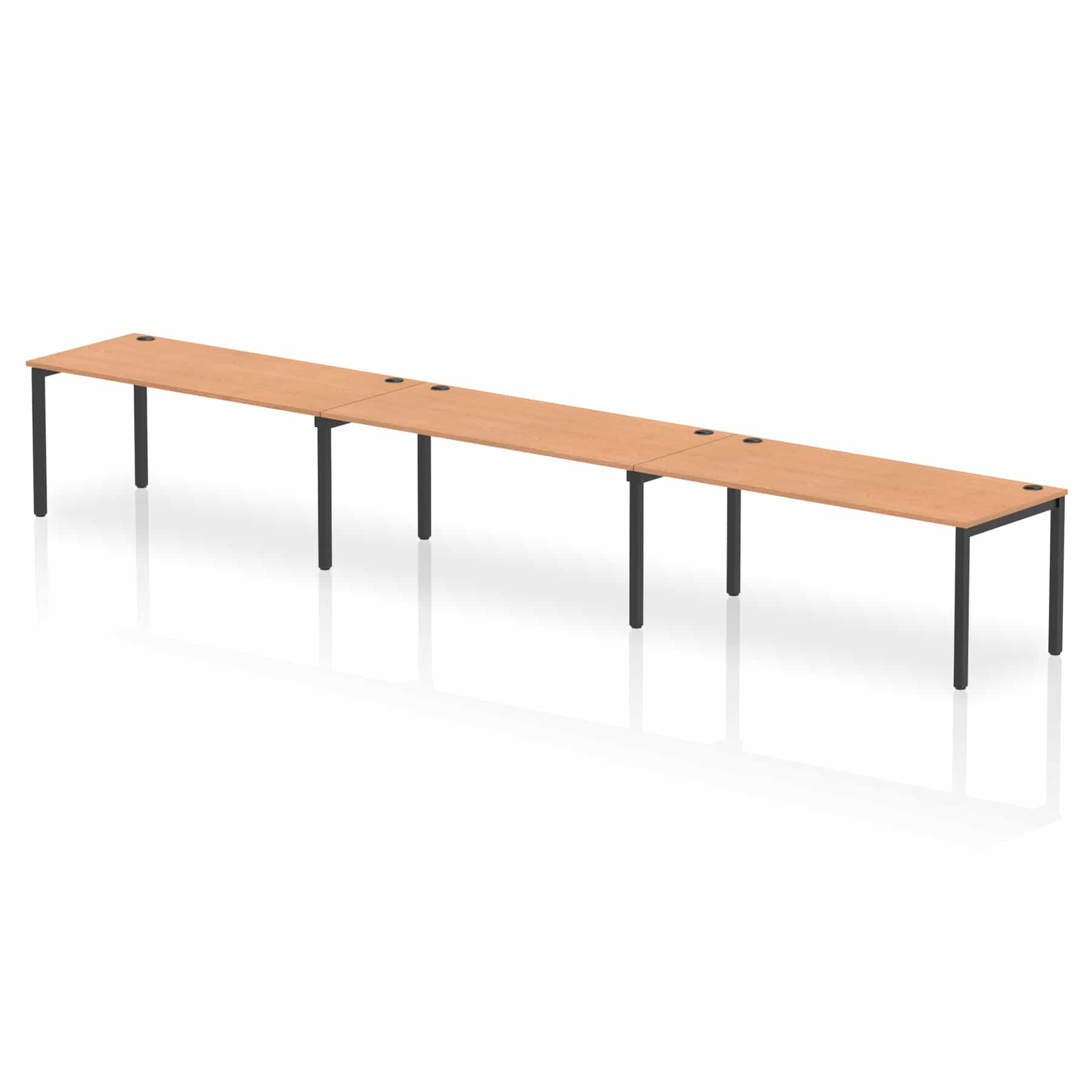 Impulse Single Row Bench Desk - 3 Person - Image 82