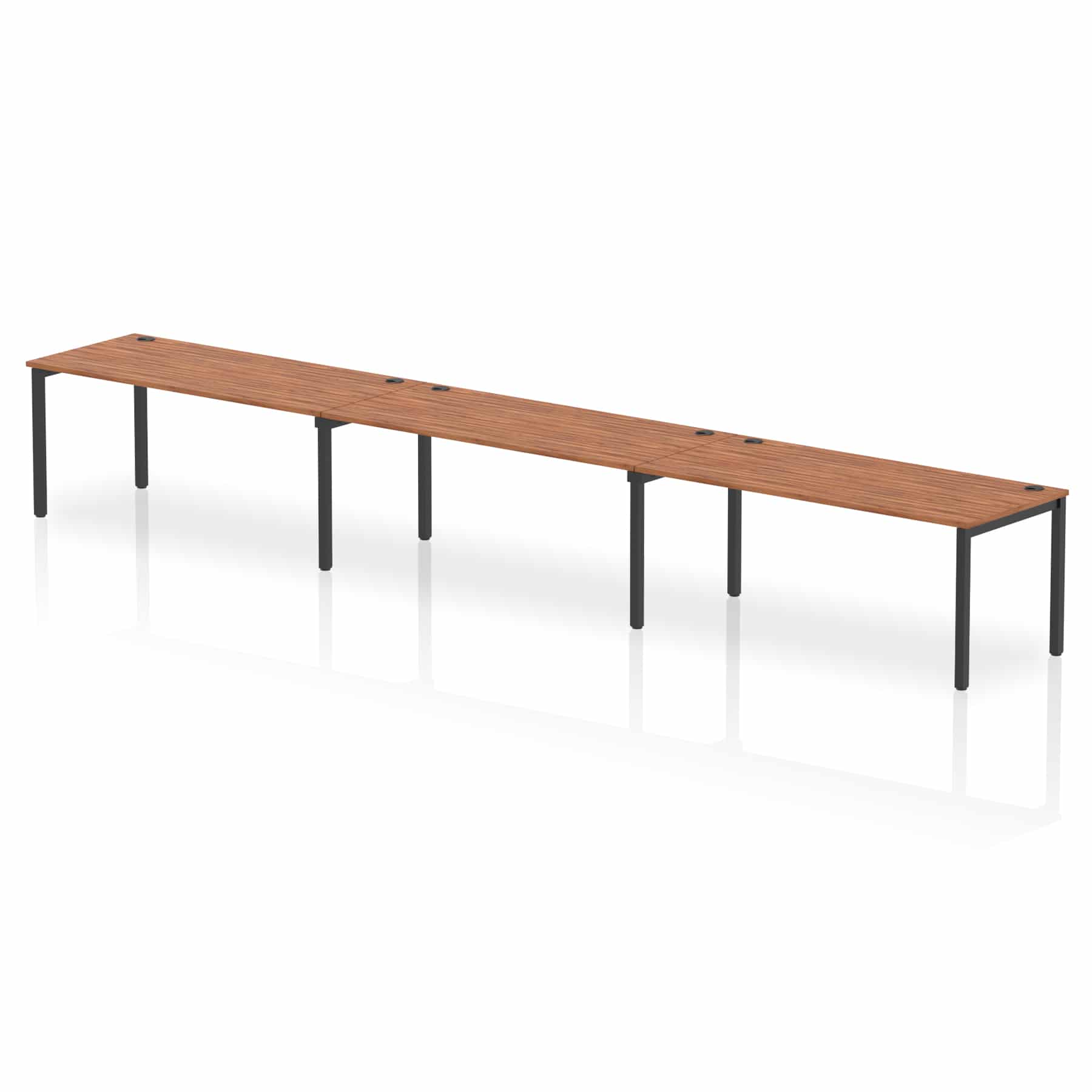 Impulse Single Row Bench Desk - 3 Person - Image 84