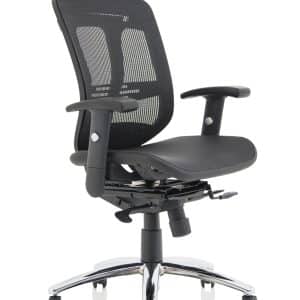 Mirage II Mesh Back Task Operator Office Chair with Height Adjustable Arms