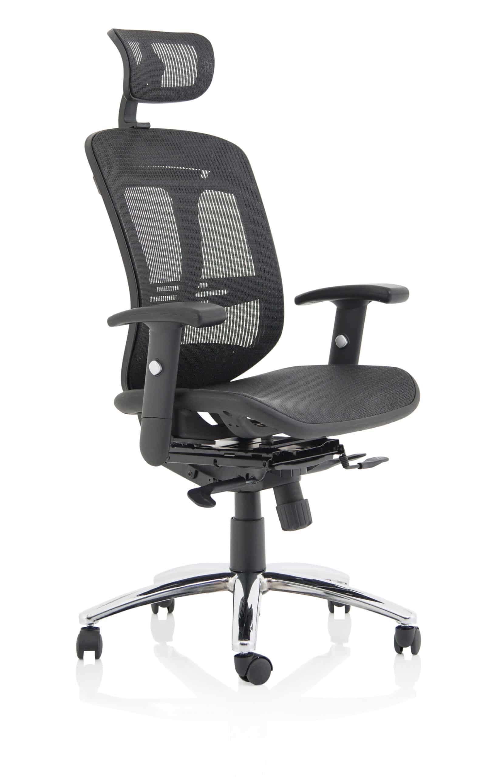 Mirage II Mesh Back Task Operator Office Chair with Height Adjustable Arms