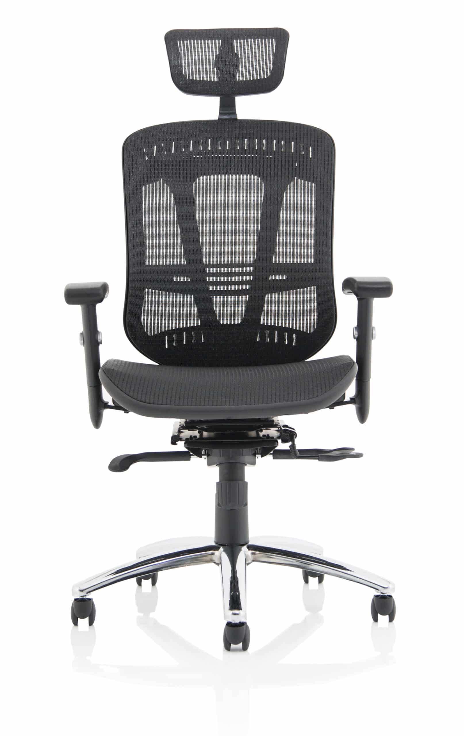 Mirage II Mesh Back Task Operator Office Chair with Height Adjustable Arms - Image 2