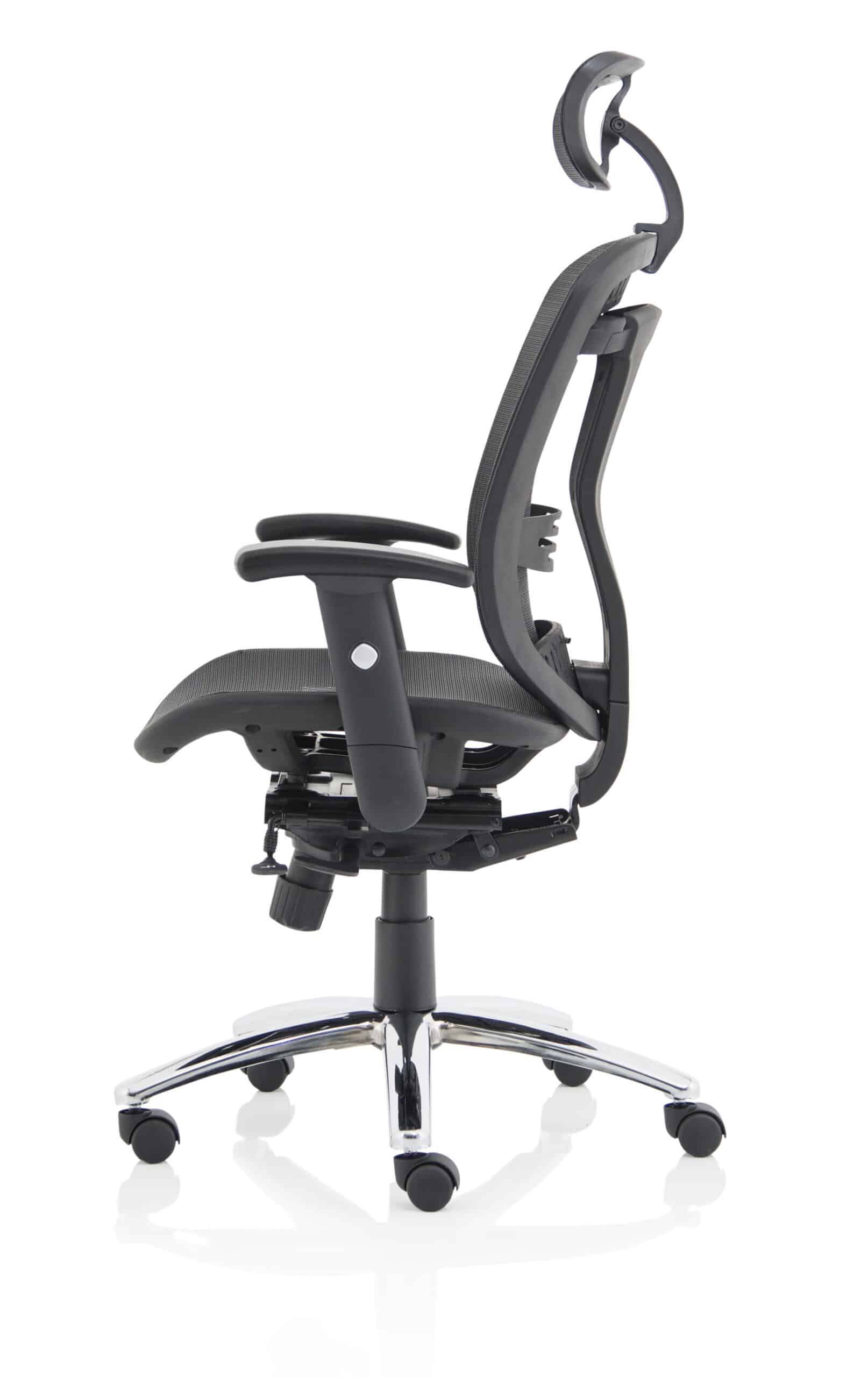 Mirage II Mesh Back Task Operator Office Chair with Height Adjustable Arms - Image 4